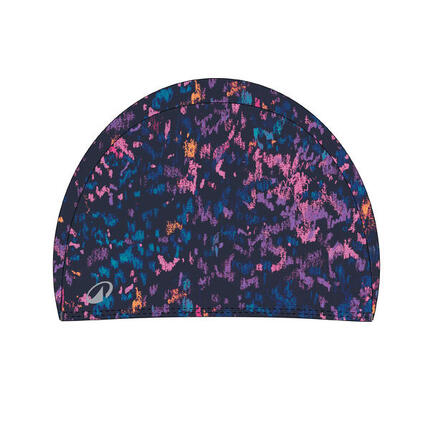 Badekappe Stoff Gr. M - Lines rosa