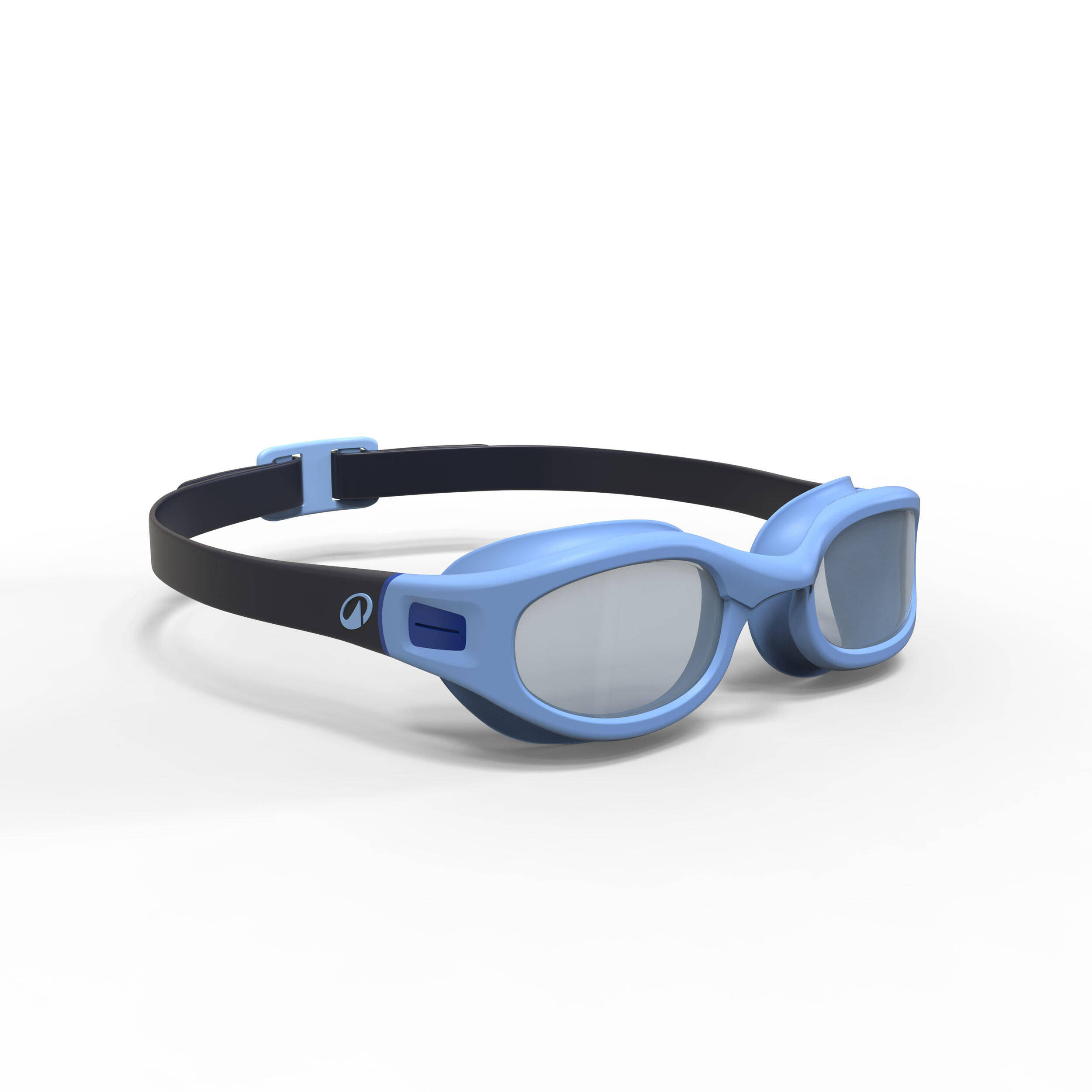 Swimming goggles soft - Clear lenses - Size small - Blue indigo