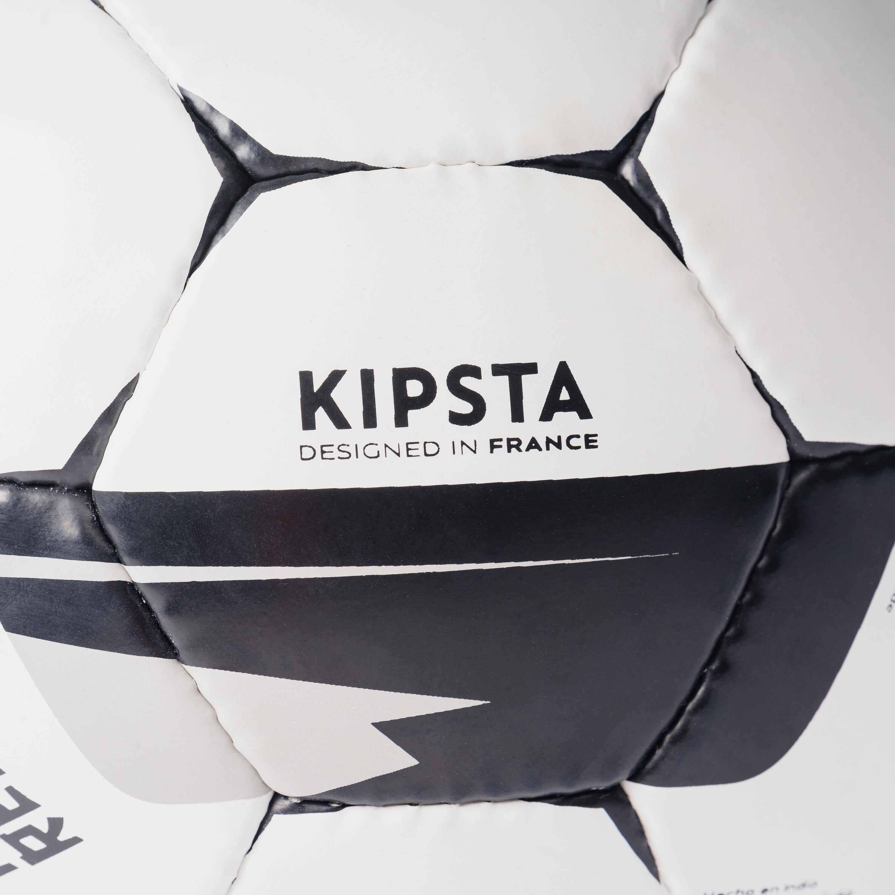 Training Ball Resist Size 5, Machine Stitched, Rubber Coating - White -  2