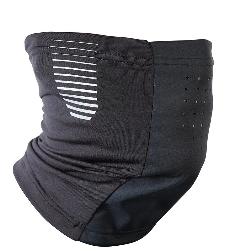 900 Windproof Cycling Neck Warmer Black Decathlon