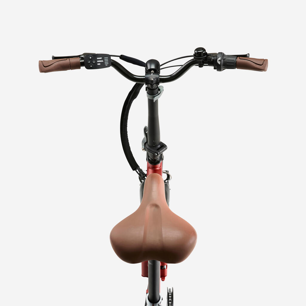 Electric Folding Bike E-Fold 500 - Brick red