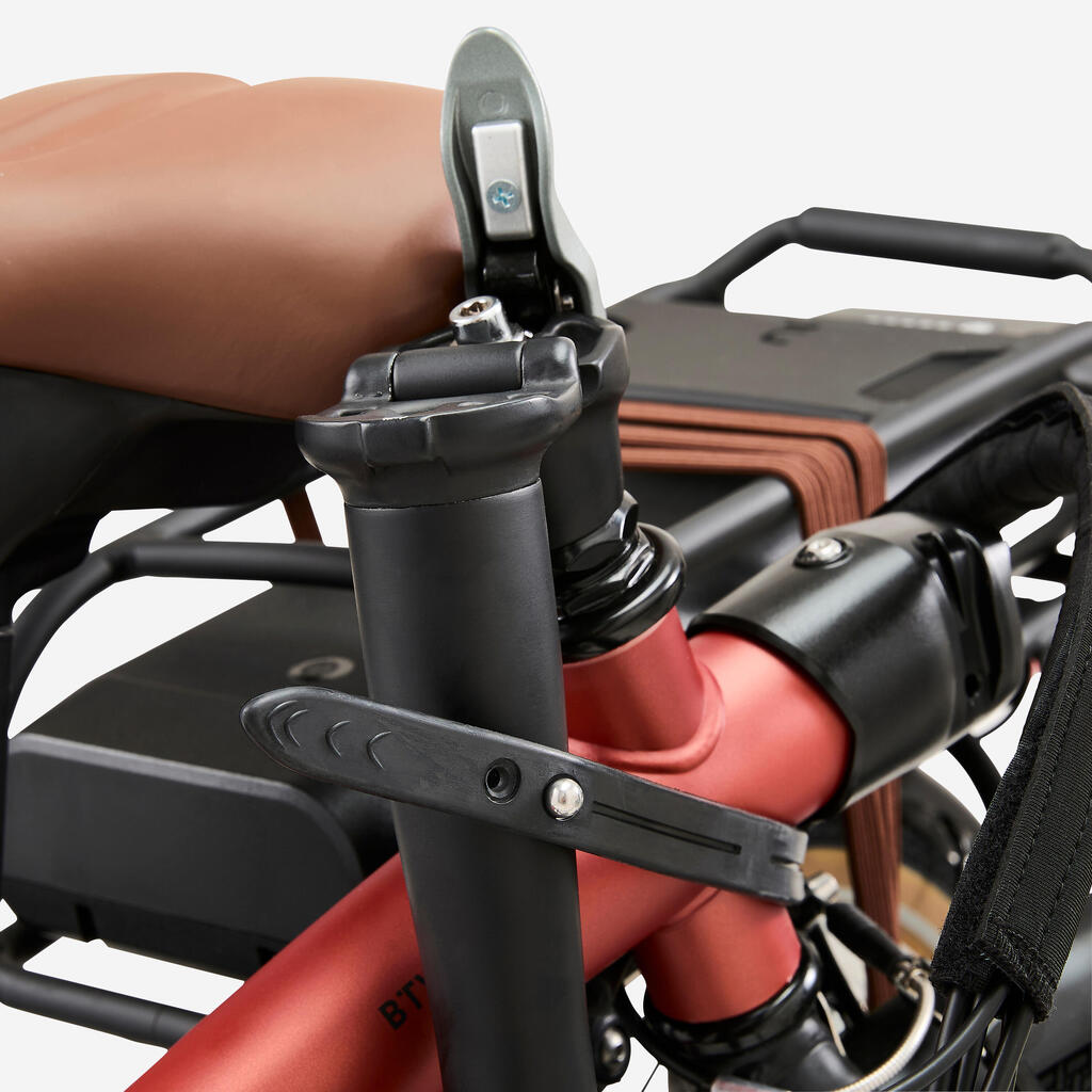 Electric Folding Bike E-Fold 500 - Brick red