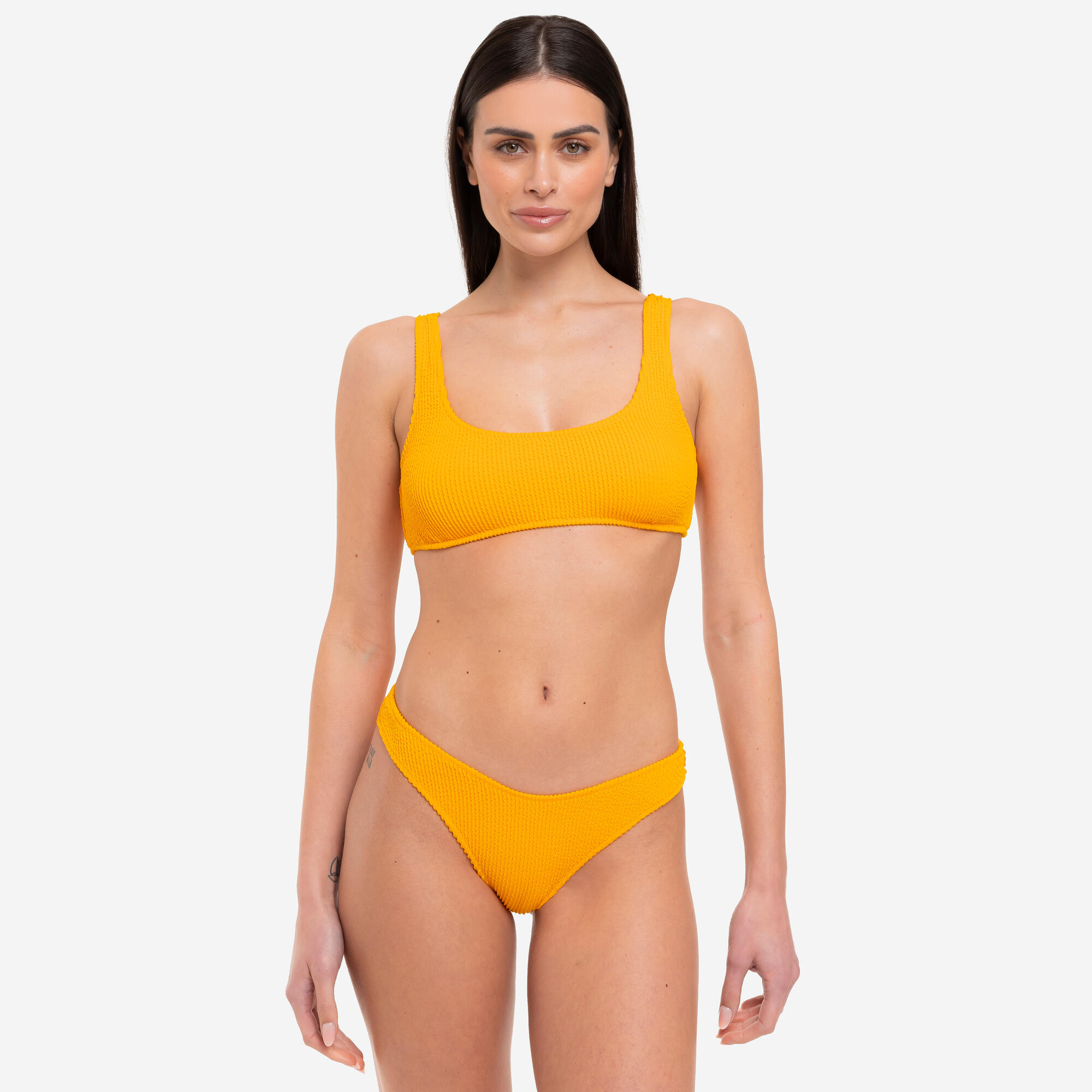 LE BLU Bikini donna canotta + slip a “V”  giallo - Le Blu