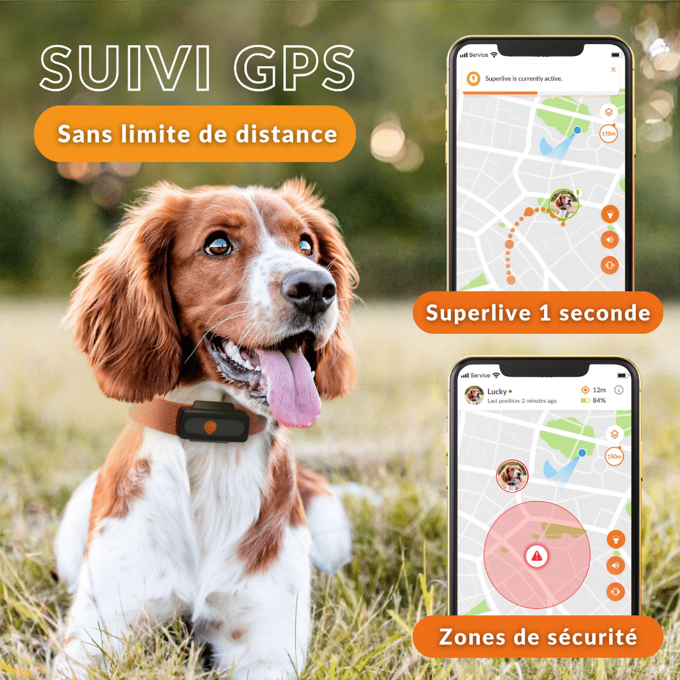 Collier traceur gps pour chien weenect v2 13/24