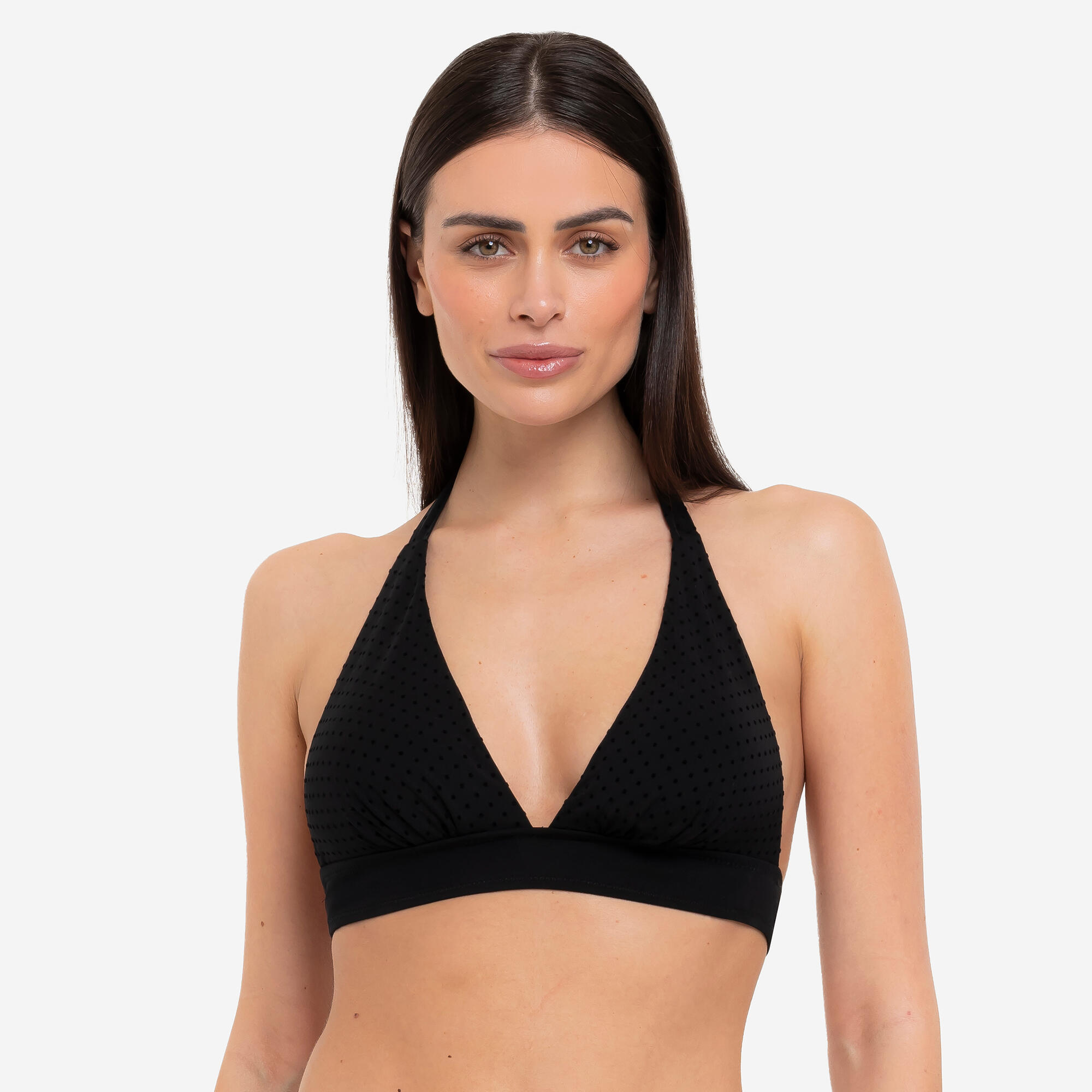 LE BLU Costume donna top vela a pois nero - Le Blu