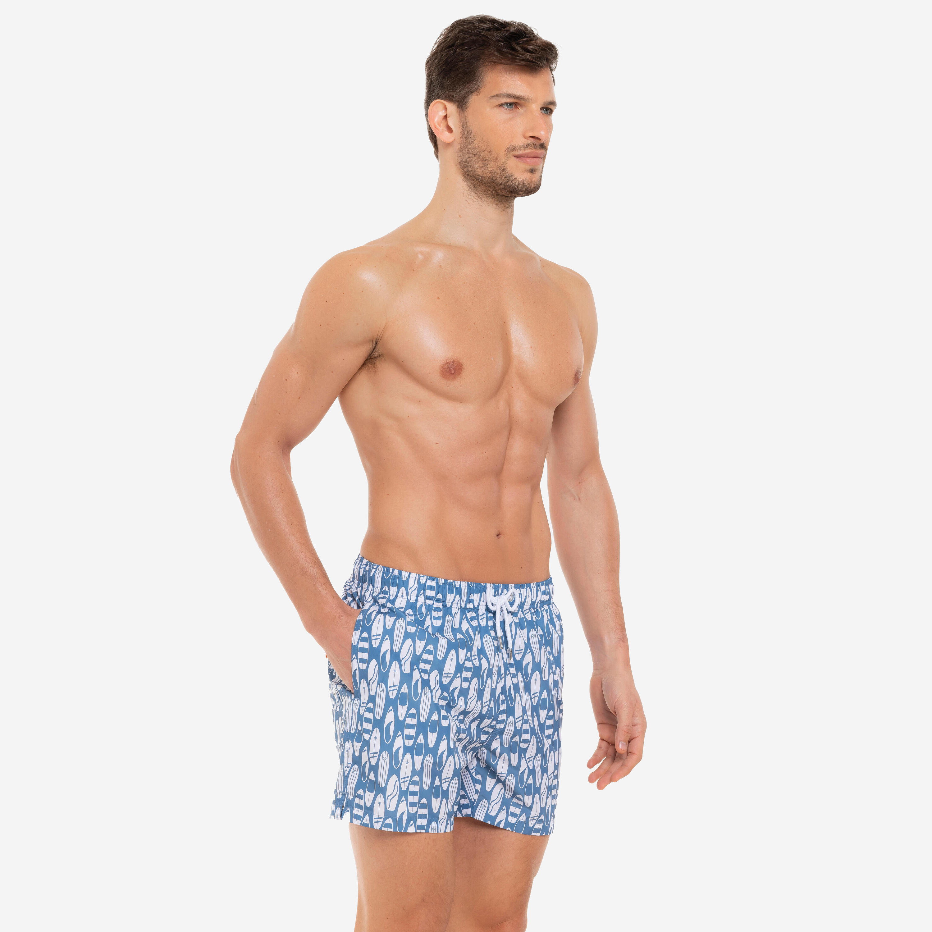 Costume mare uomo boxer Surf Le Blu 2/7