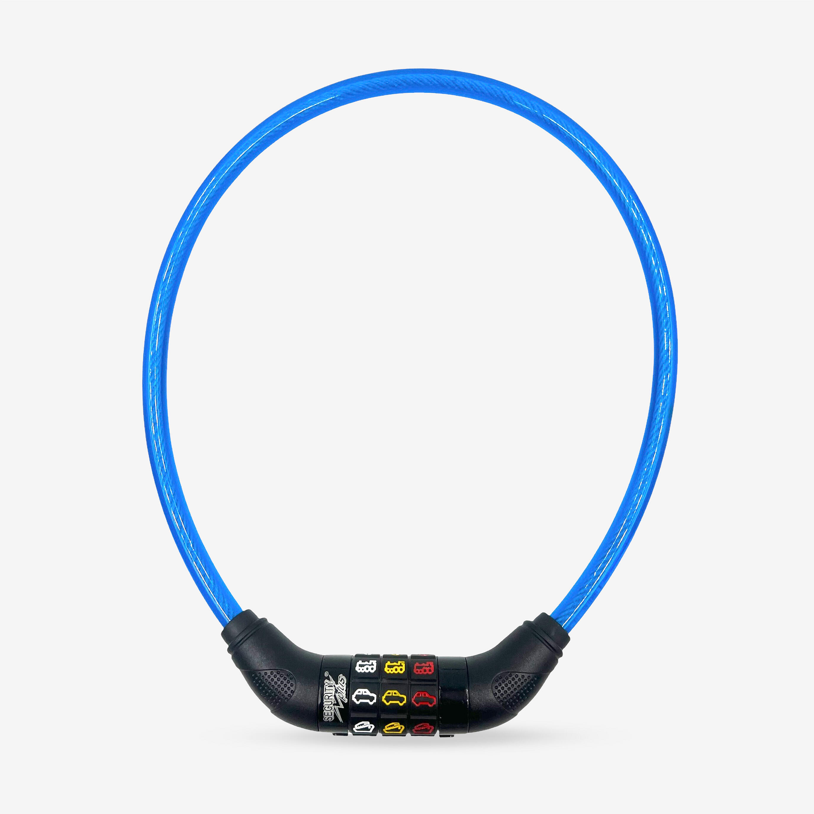 Sistem antifurt bicicletă și accesorii cu simboluri Albastru Copii