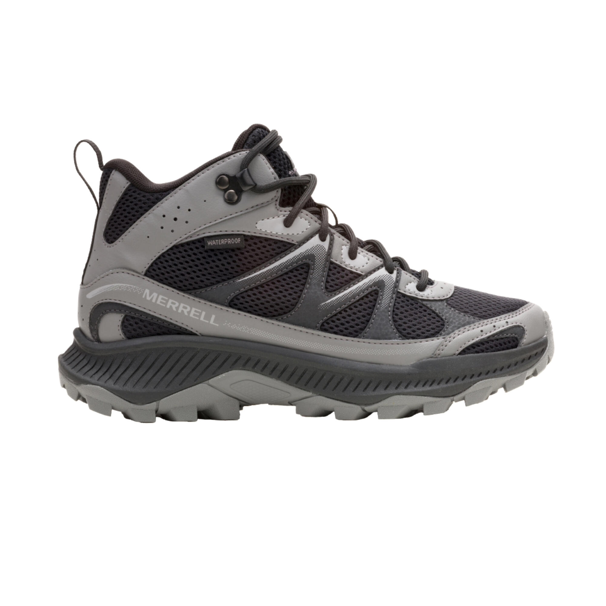 Botas impermeables de senderismo Hombre Merrel Tempo Exp gris