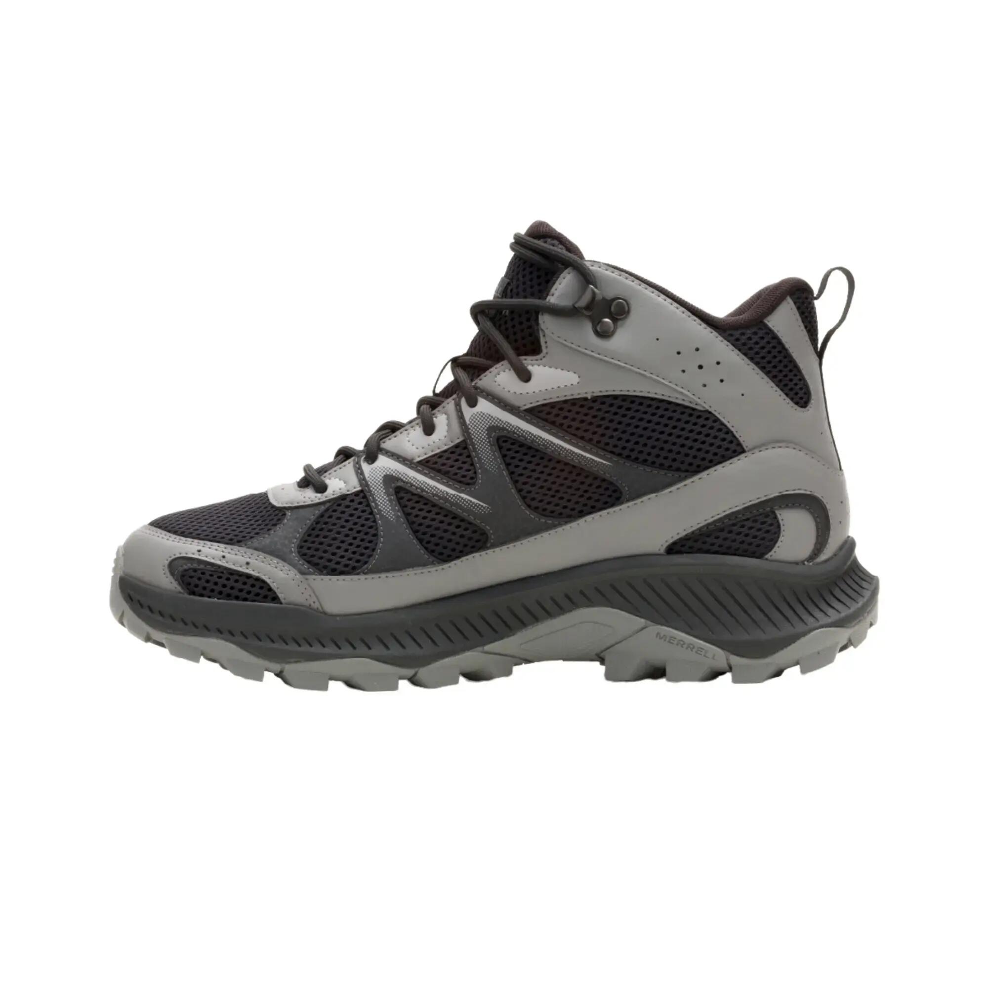 Botas impermeables de senderismo Mujer Merrel Tempo Exp gris 4/6