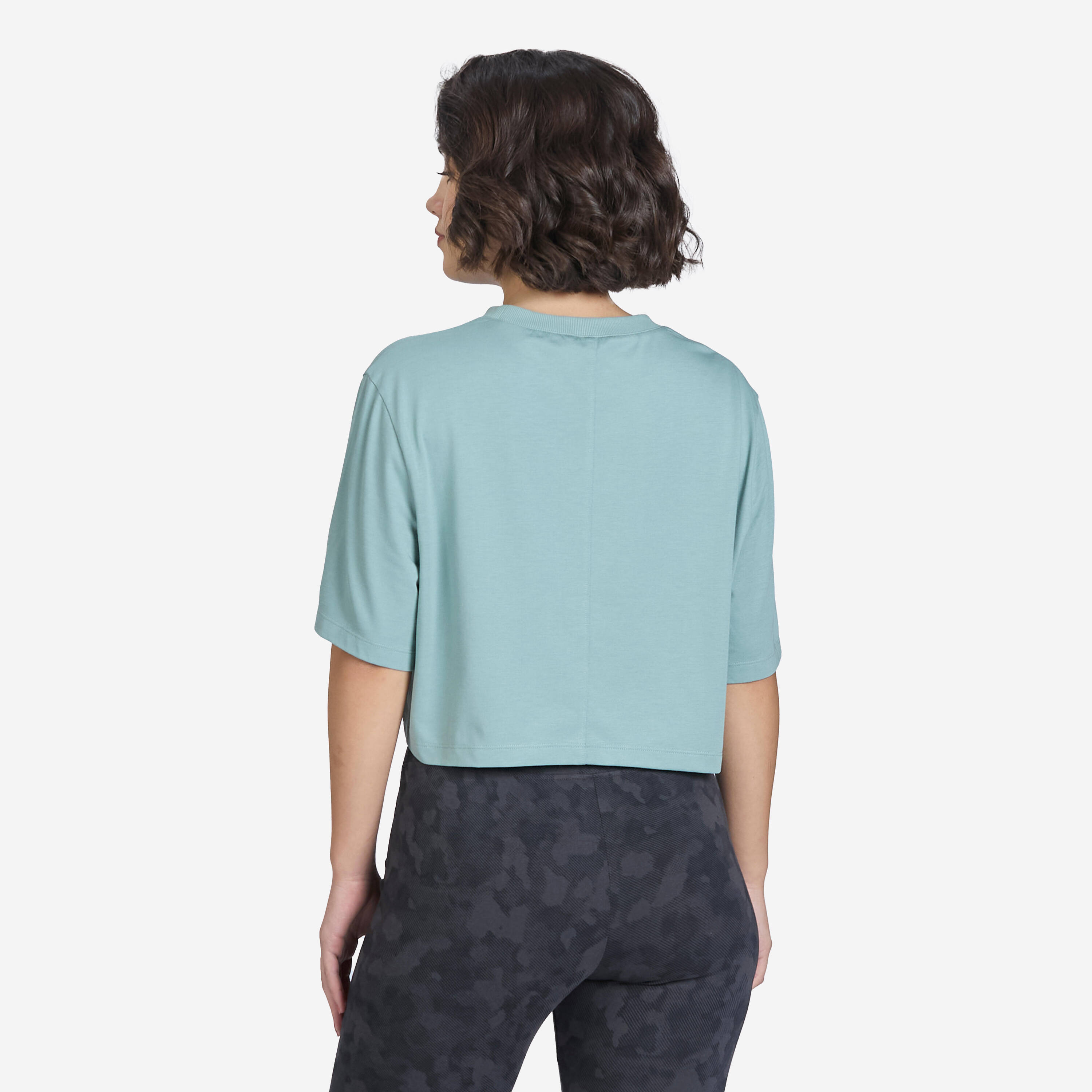 Women's Cropped T-Shirt - Green -  5