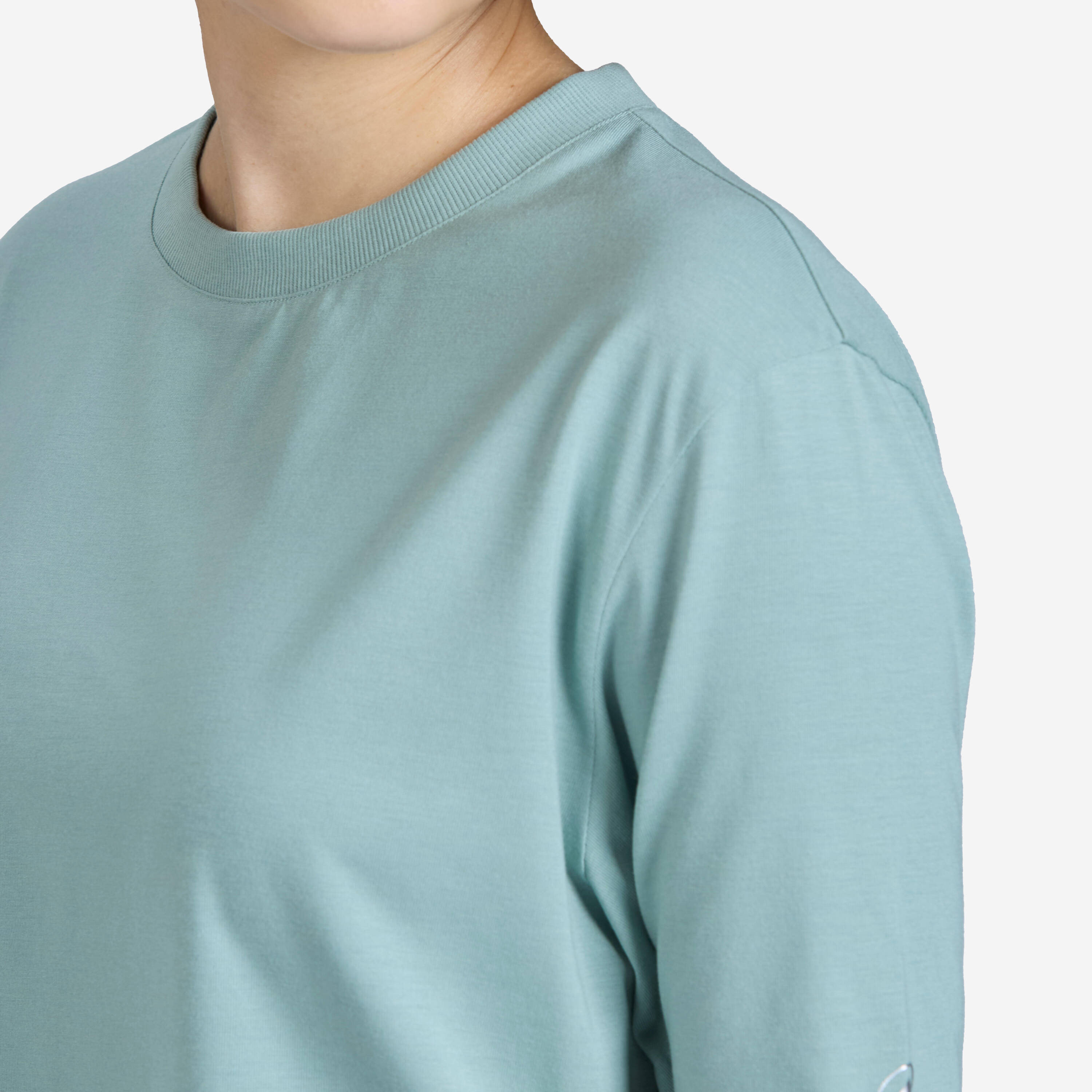 Women's Cropped T-Shirt - Green -  3