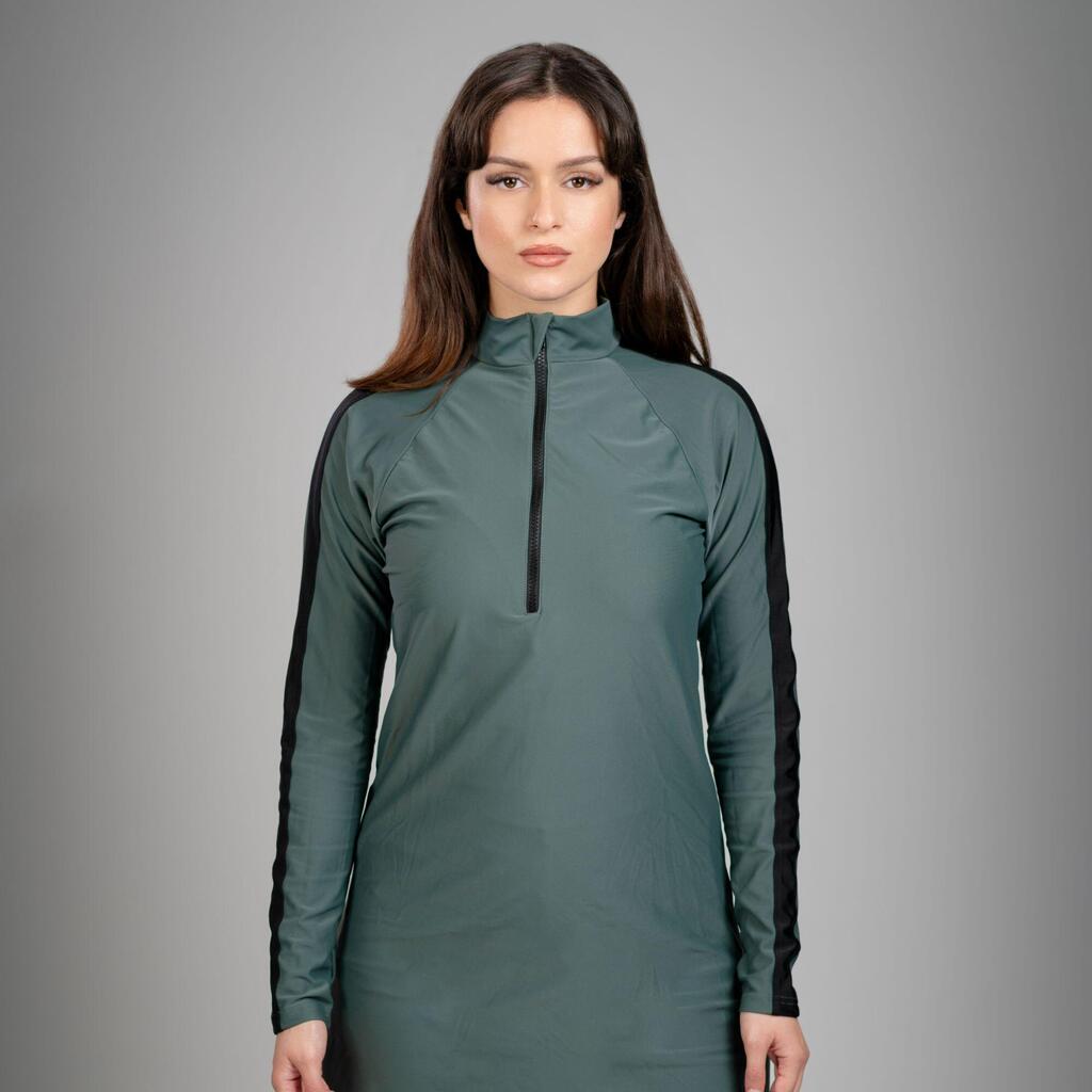 LEILA 100 DARK KHAKI