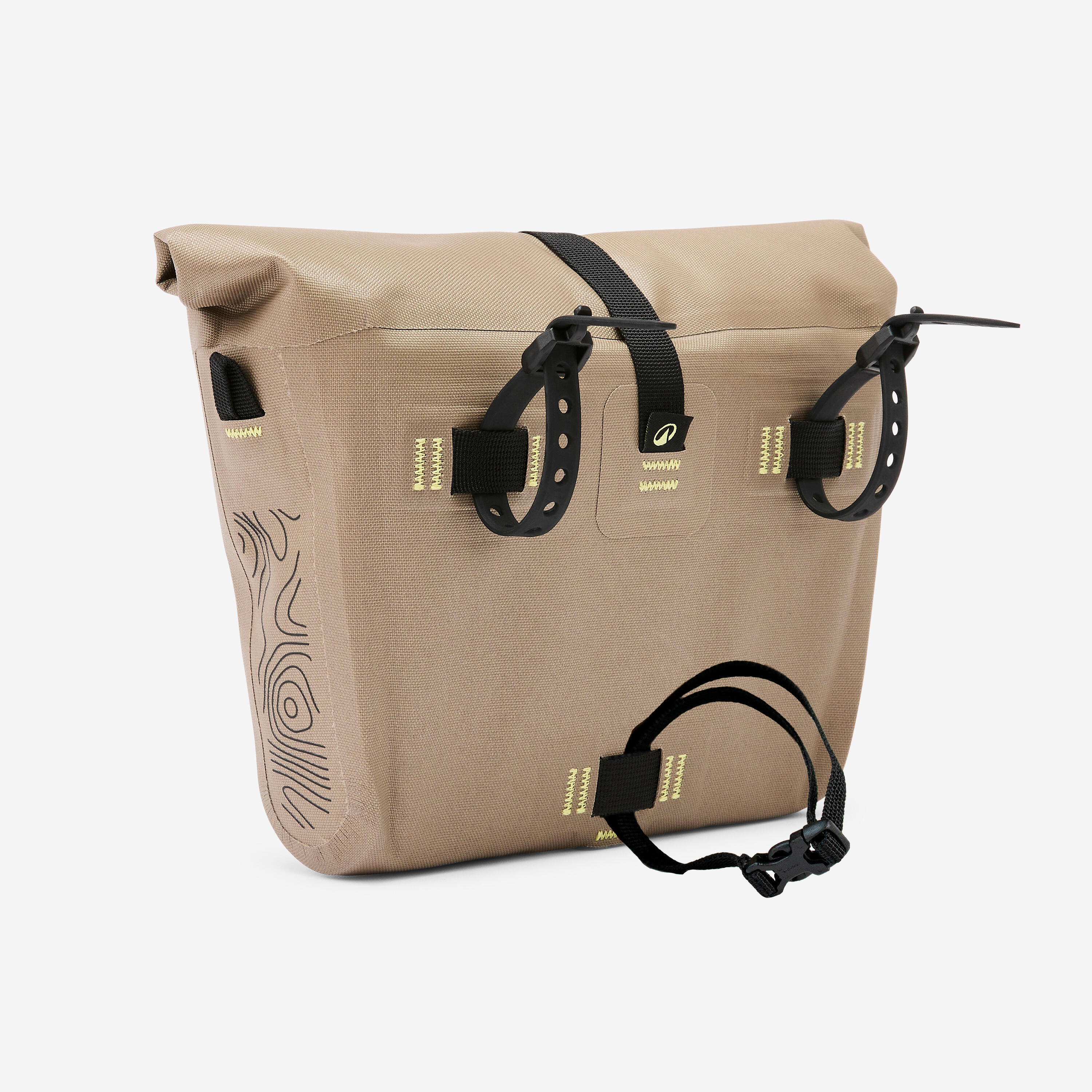 Borsa Da Telaio Per Bici Con Supporto Telefono – Pelle PU Impermeabile – Borse Laterali E Finestra Touch Per Smartphone Fino A 7.2'' - 4
