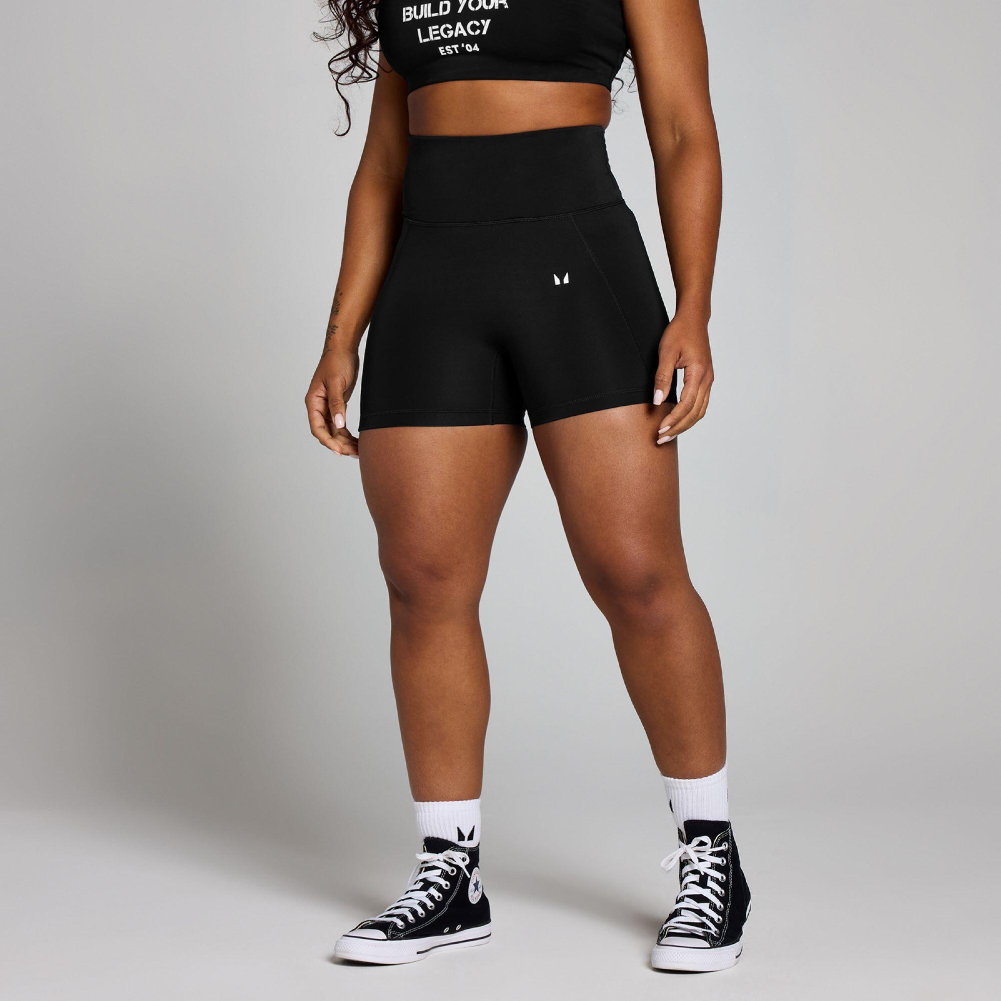 MYPROTEIN Women's Origin Graphic Training Shorts - Black