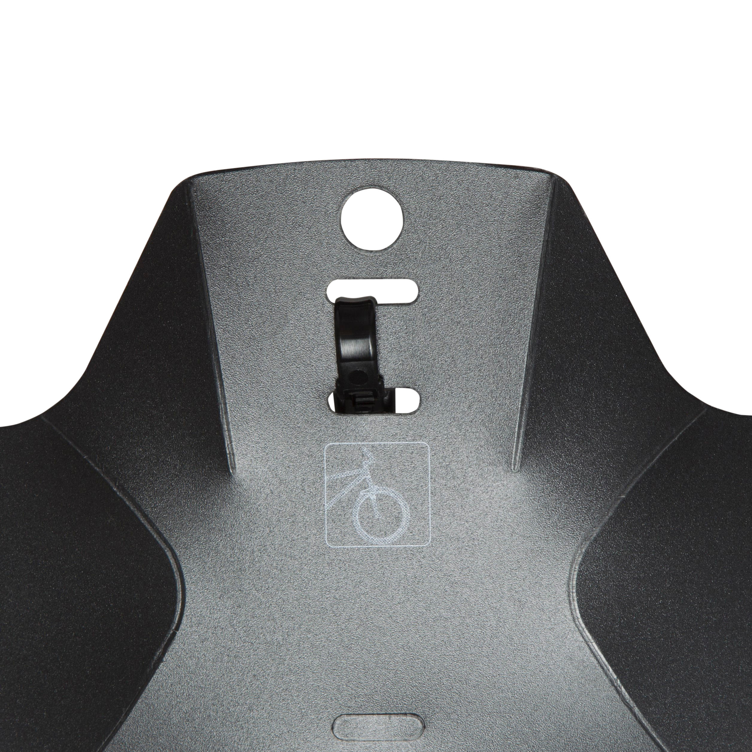 Flash Mountain Bike Mudguard - Black