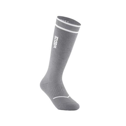 Chaussette de ski enfant, 100, gris