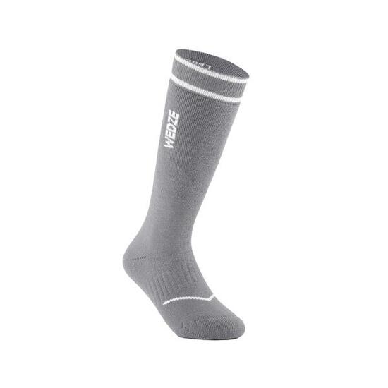 Chaussette de ski enfant, 100, gris
