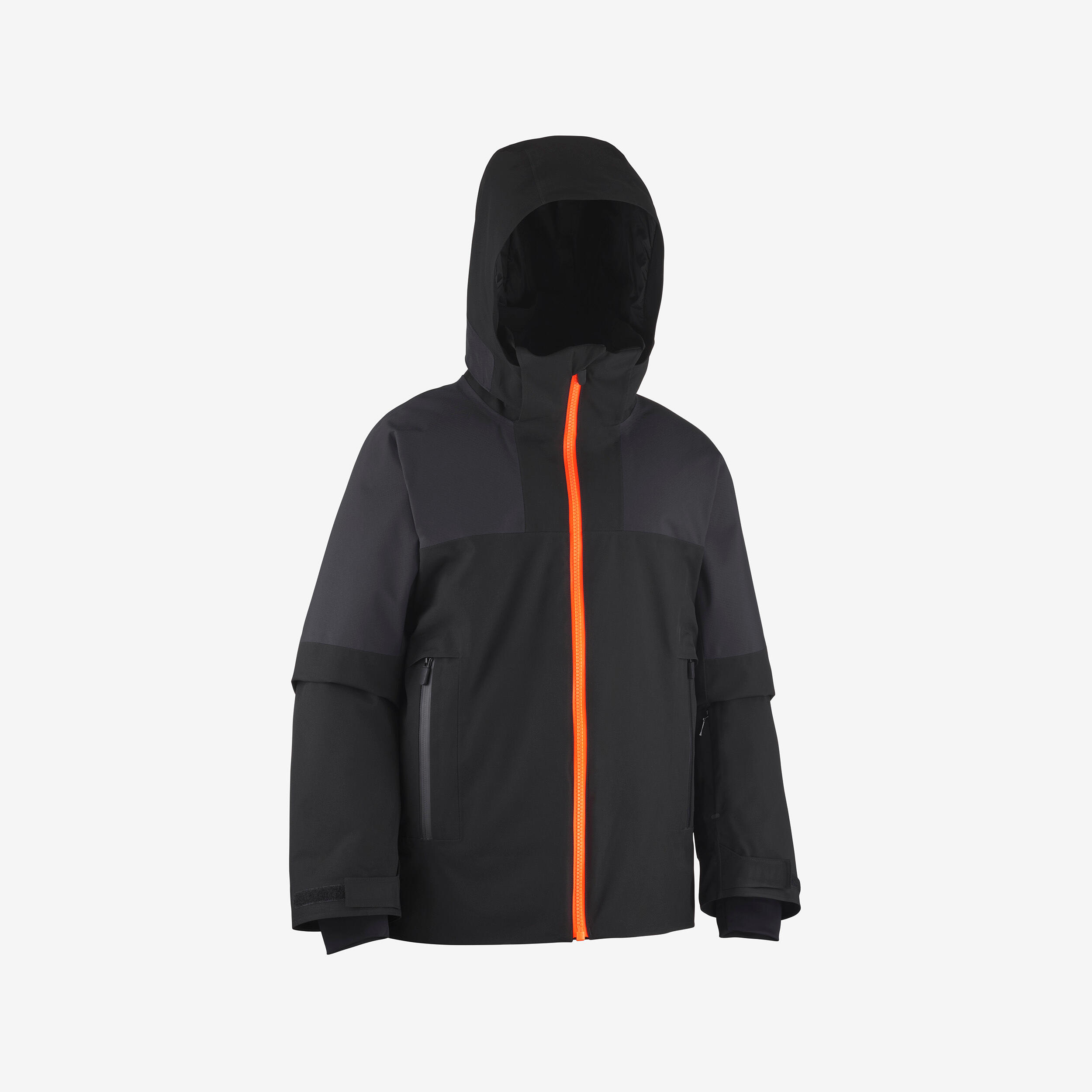 Kids’ warm and waterproof ski jacket 900, 8-14 years - Black 14/14