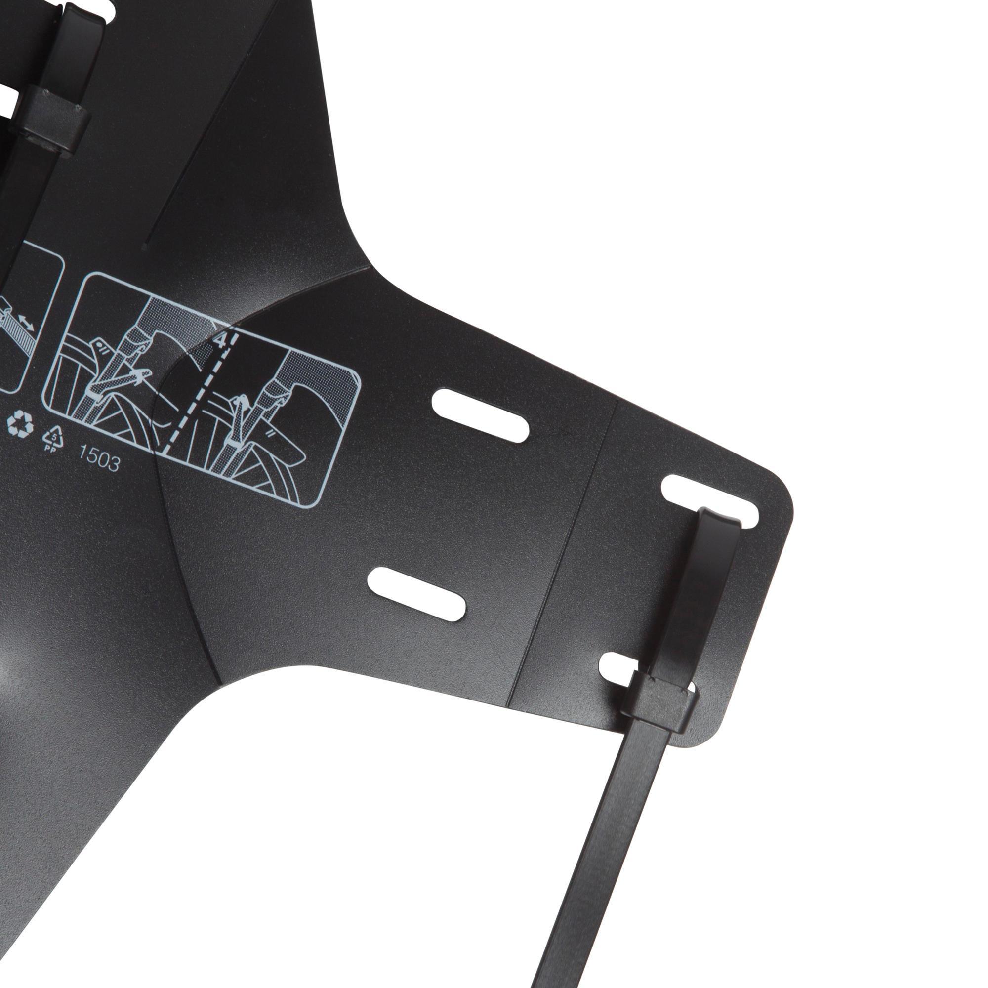 Licht en compact MTB-spatbord vooraan 26\