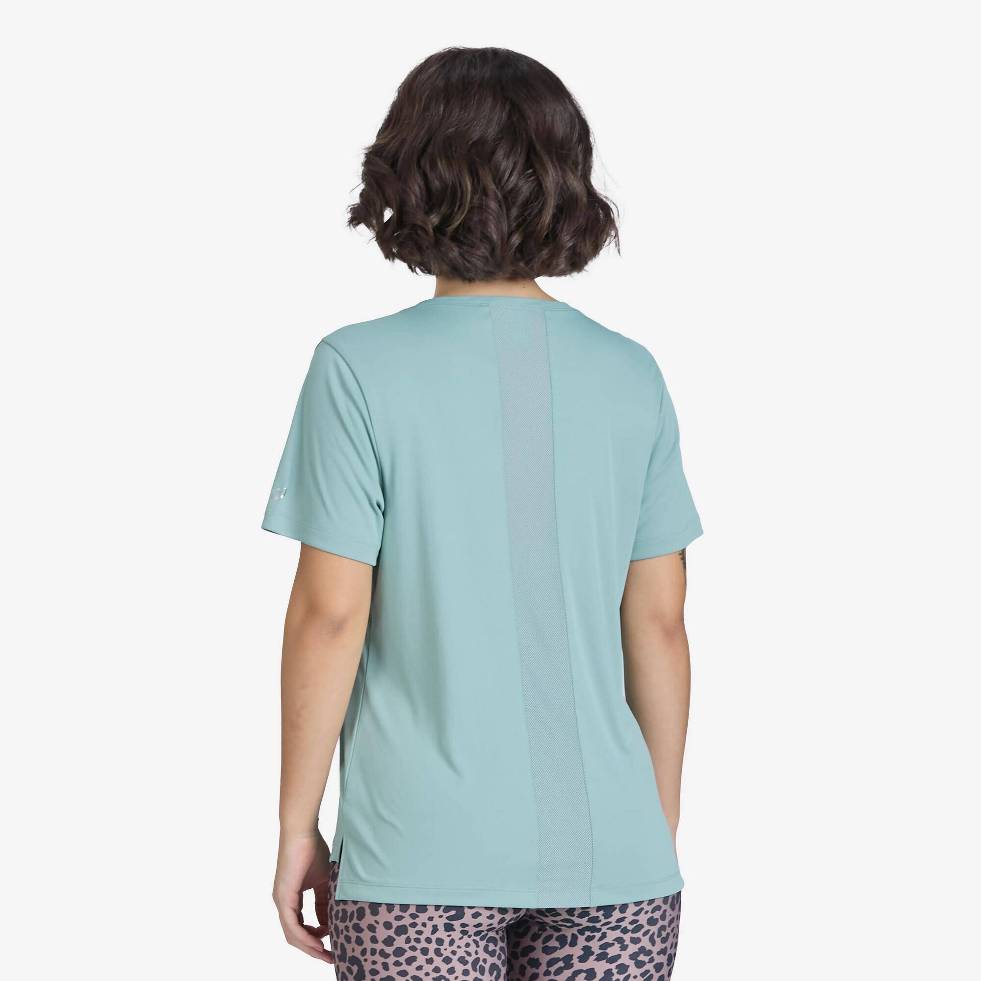 Women's Crew Neck Fitness T-Shirt 120 - Frozen Green -  5