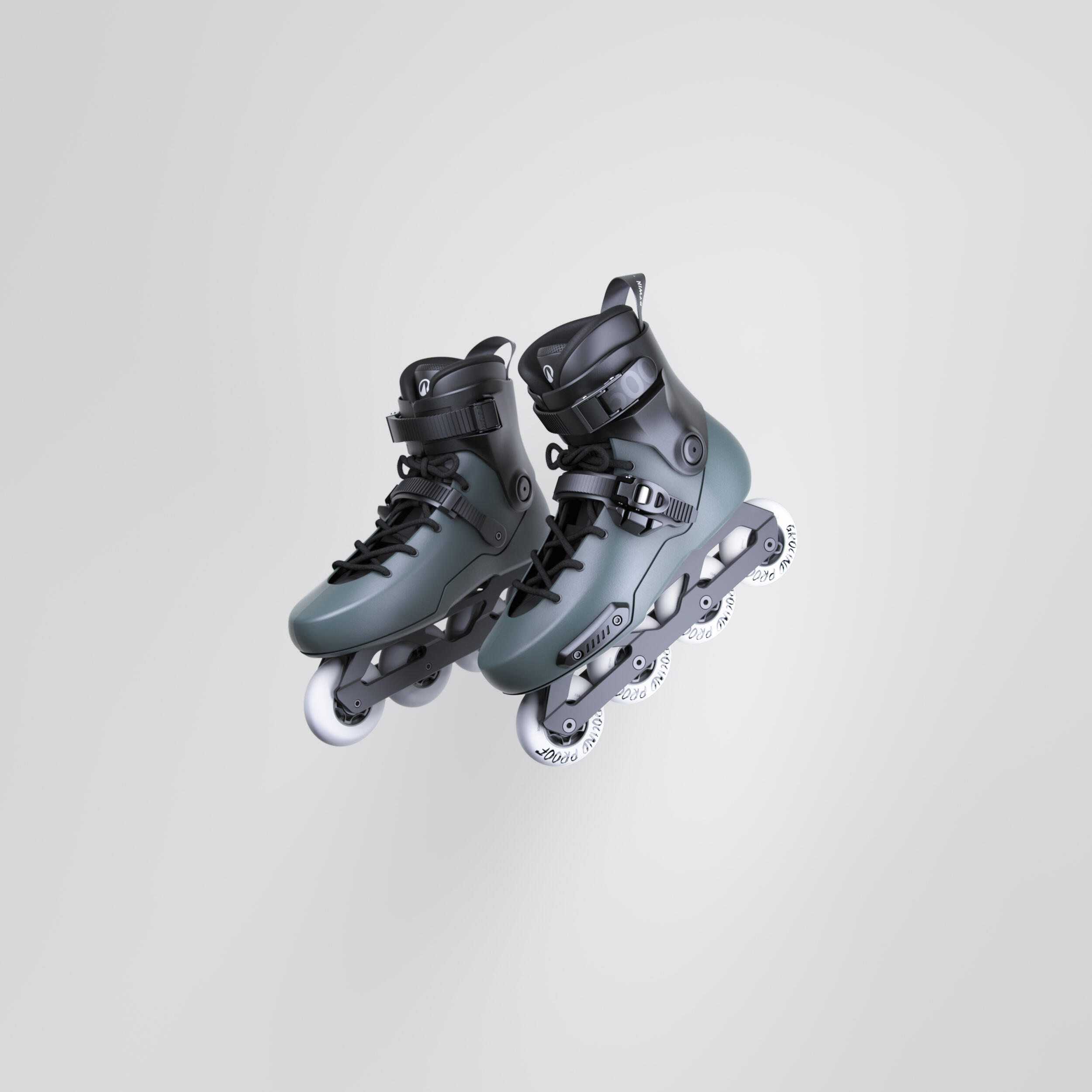 Freeskate Hardboot Inline Skates, MF S 500 - OXELO