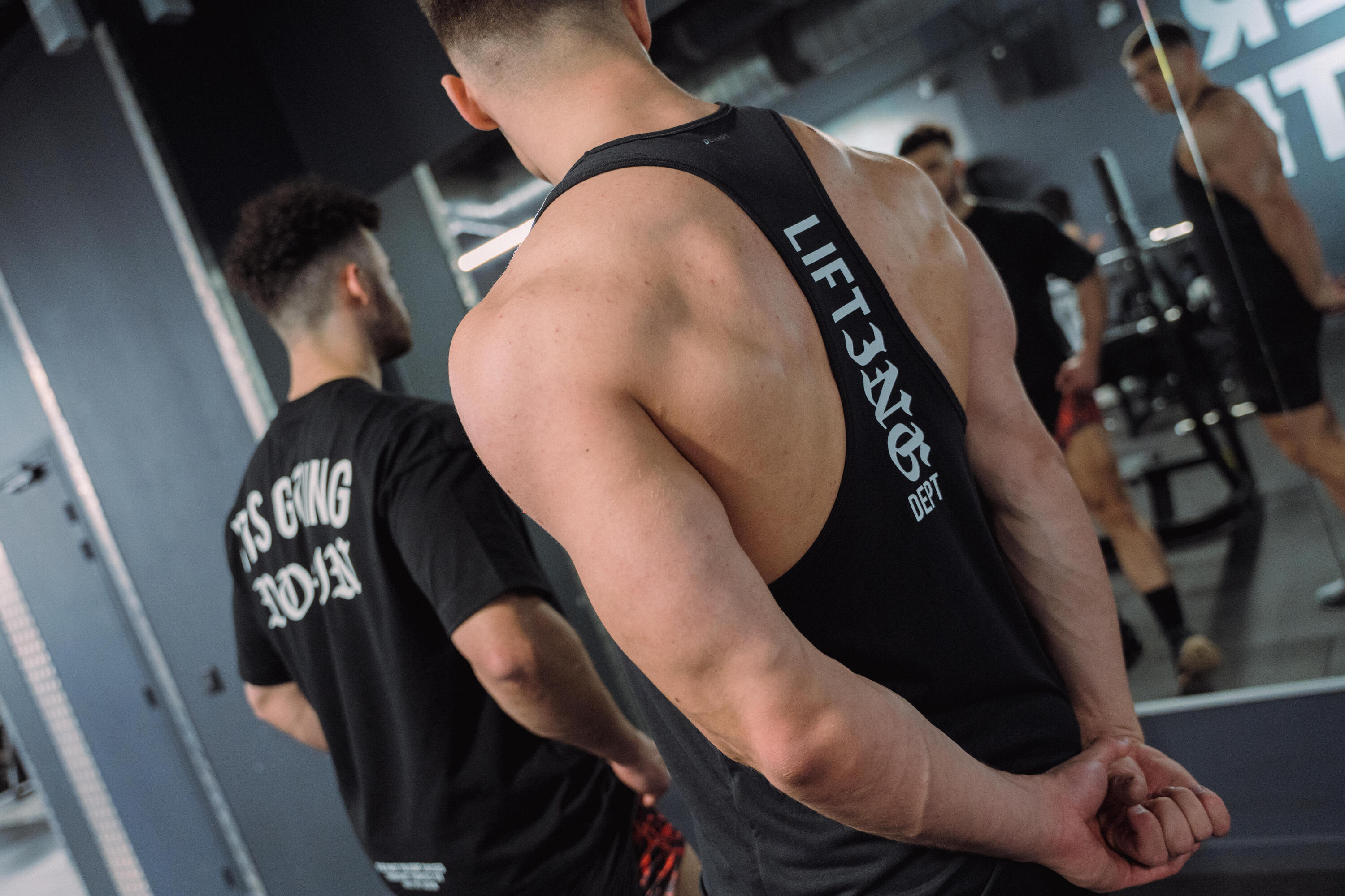 JOCKMAIL Gilet De Compression En Néoprène Pour Homme Avec Sangle De Maintien De La Poitrine, Fitness, Gym, Sport, Noir/blanc, Grand