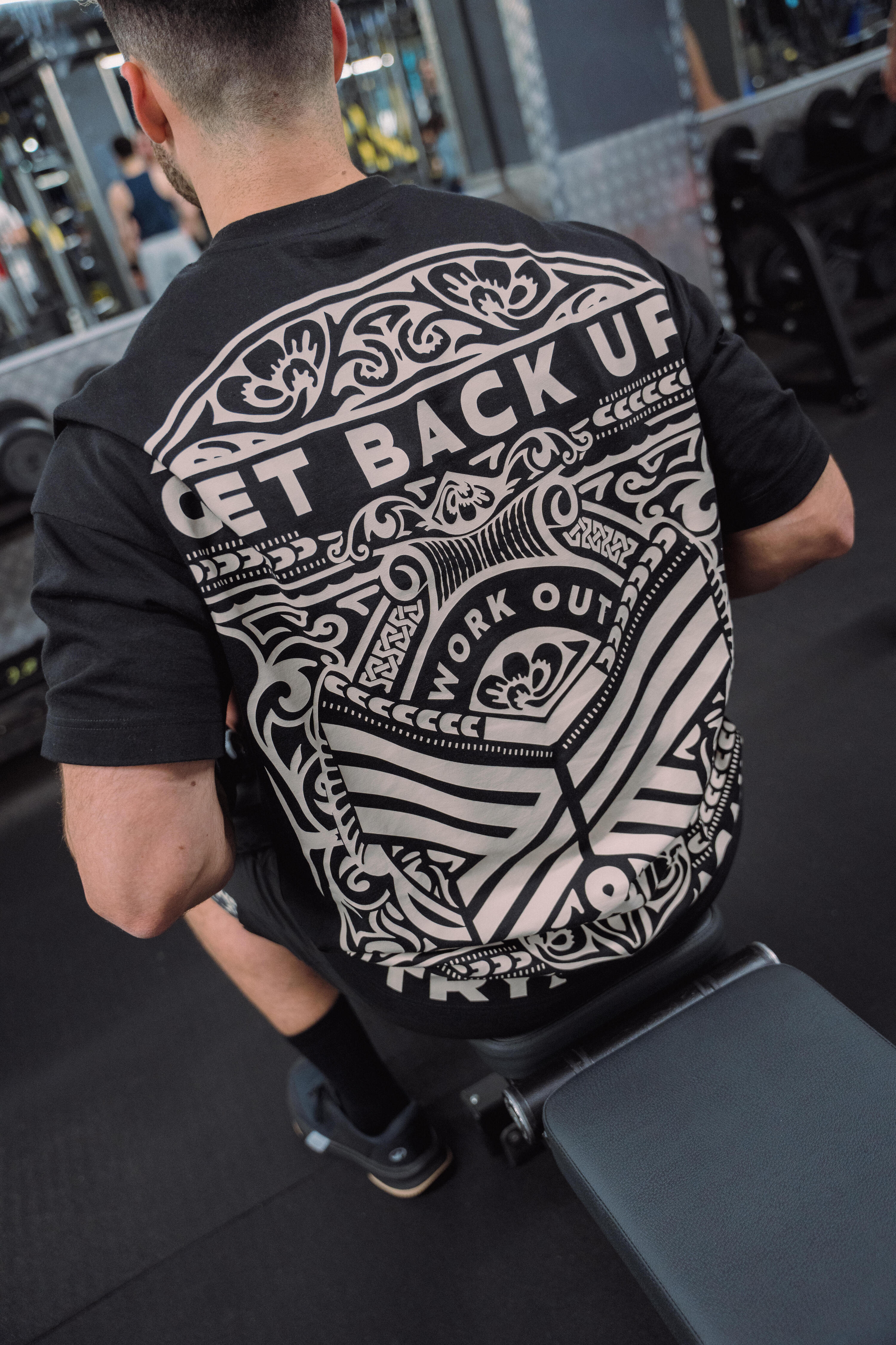 Koszulka z krótkim rękawem męska Domyos Gym & Pilates 7/15