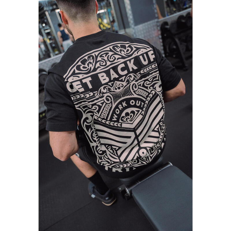 Pánské fitness tričko volné