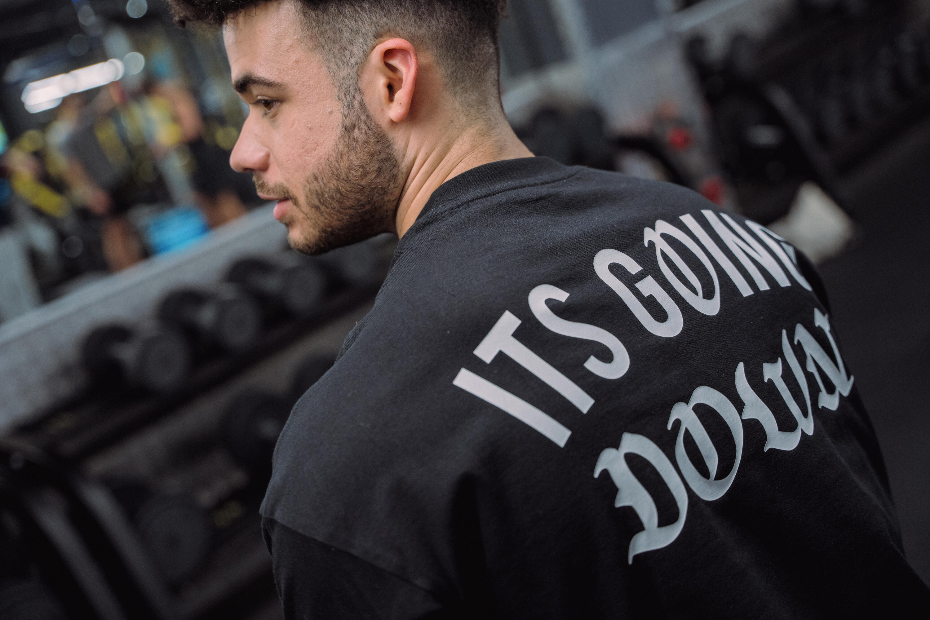 Koszulka z krótkim rękawem męska Domyos Gym & Pilates 10/17
