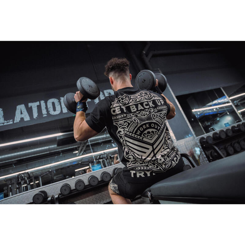 Pánské fitness tričko volné