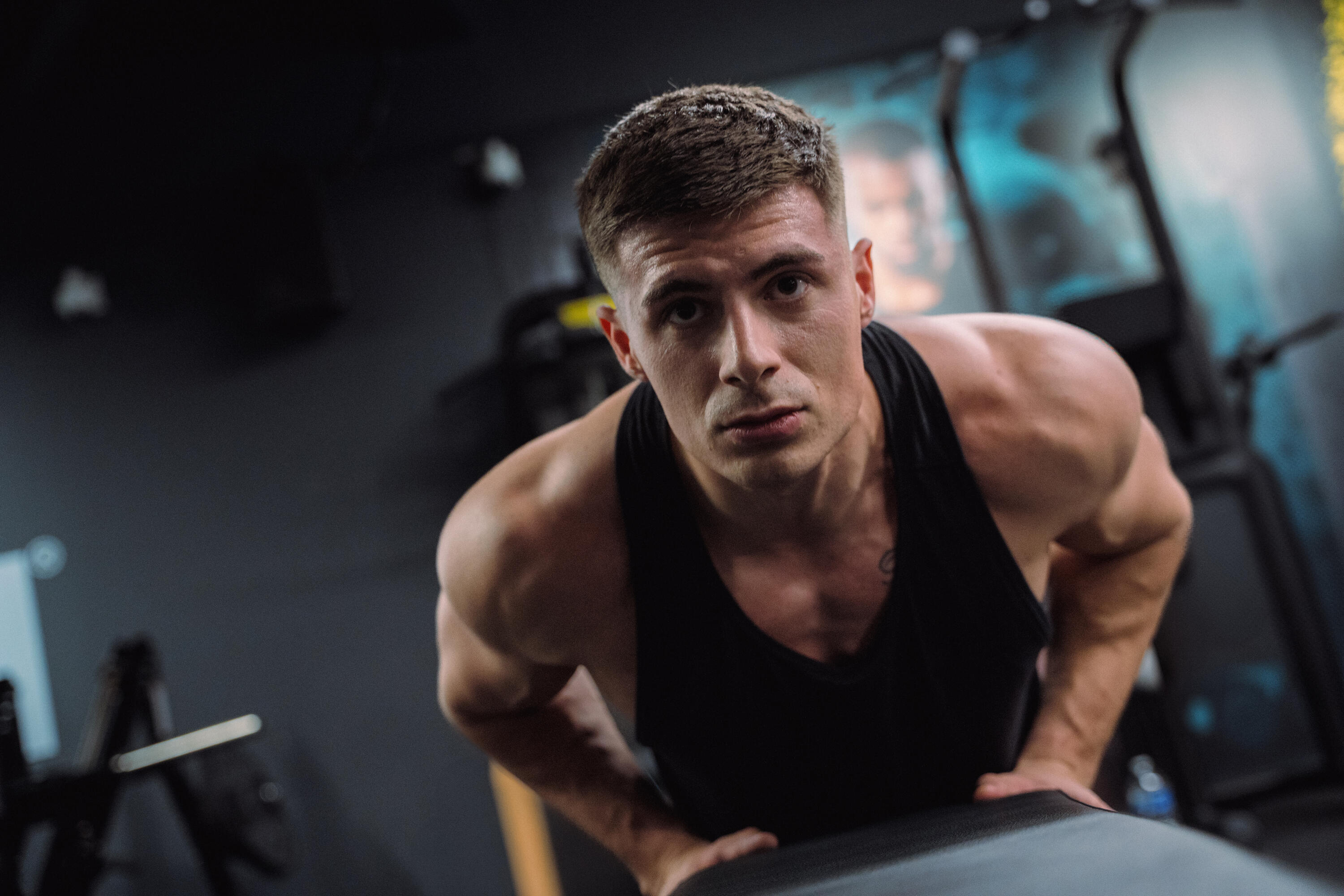 Camisole de musculation à dos nageur homme 9/11