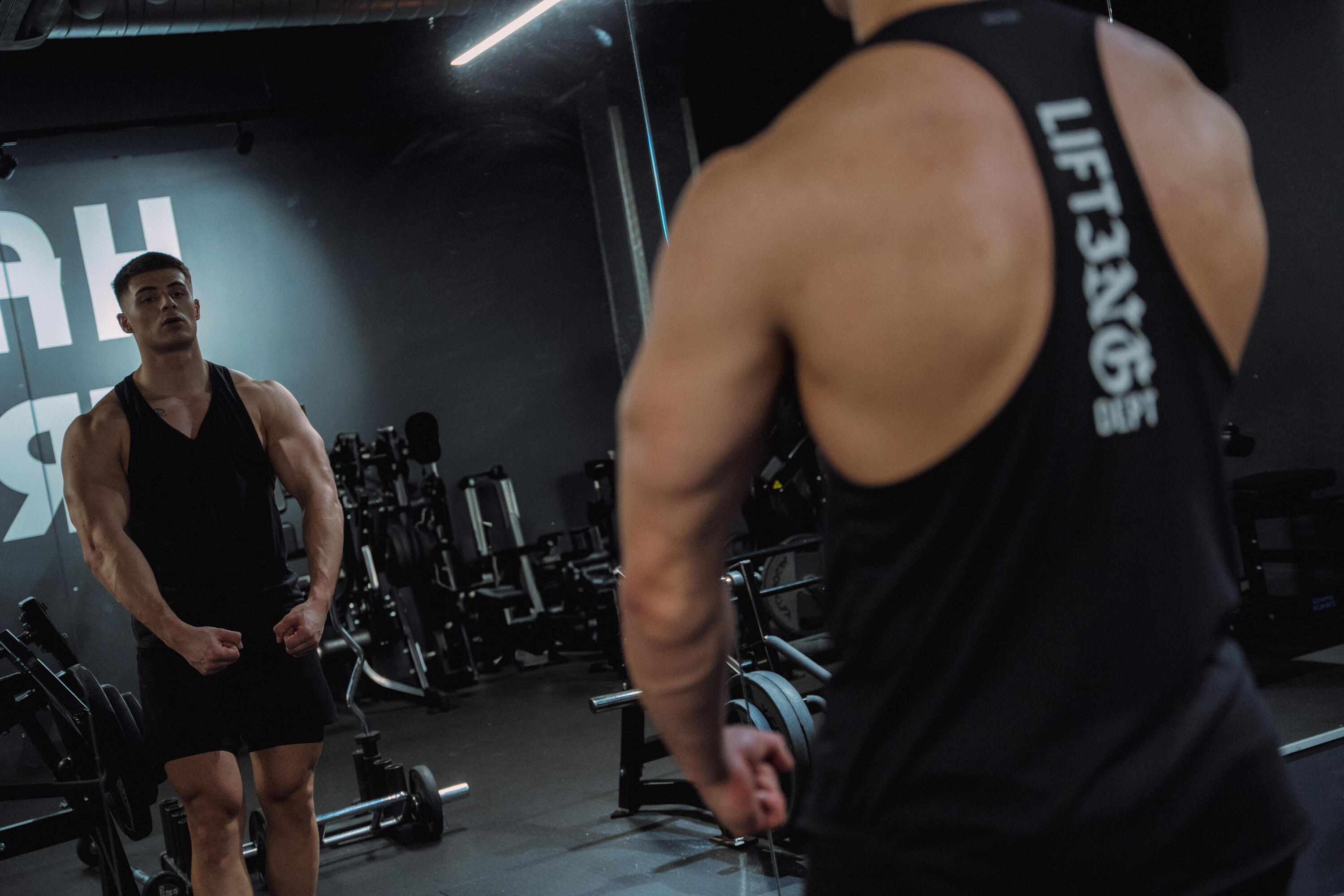 Camisole de musculation à dos nageur homme 10/11