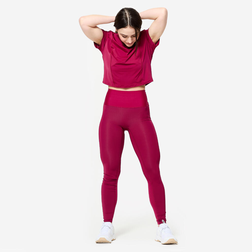 Ženska zračna majica za fitnes - črna