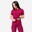 Tricou extensibil și respirant de fitness Roz Damă
