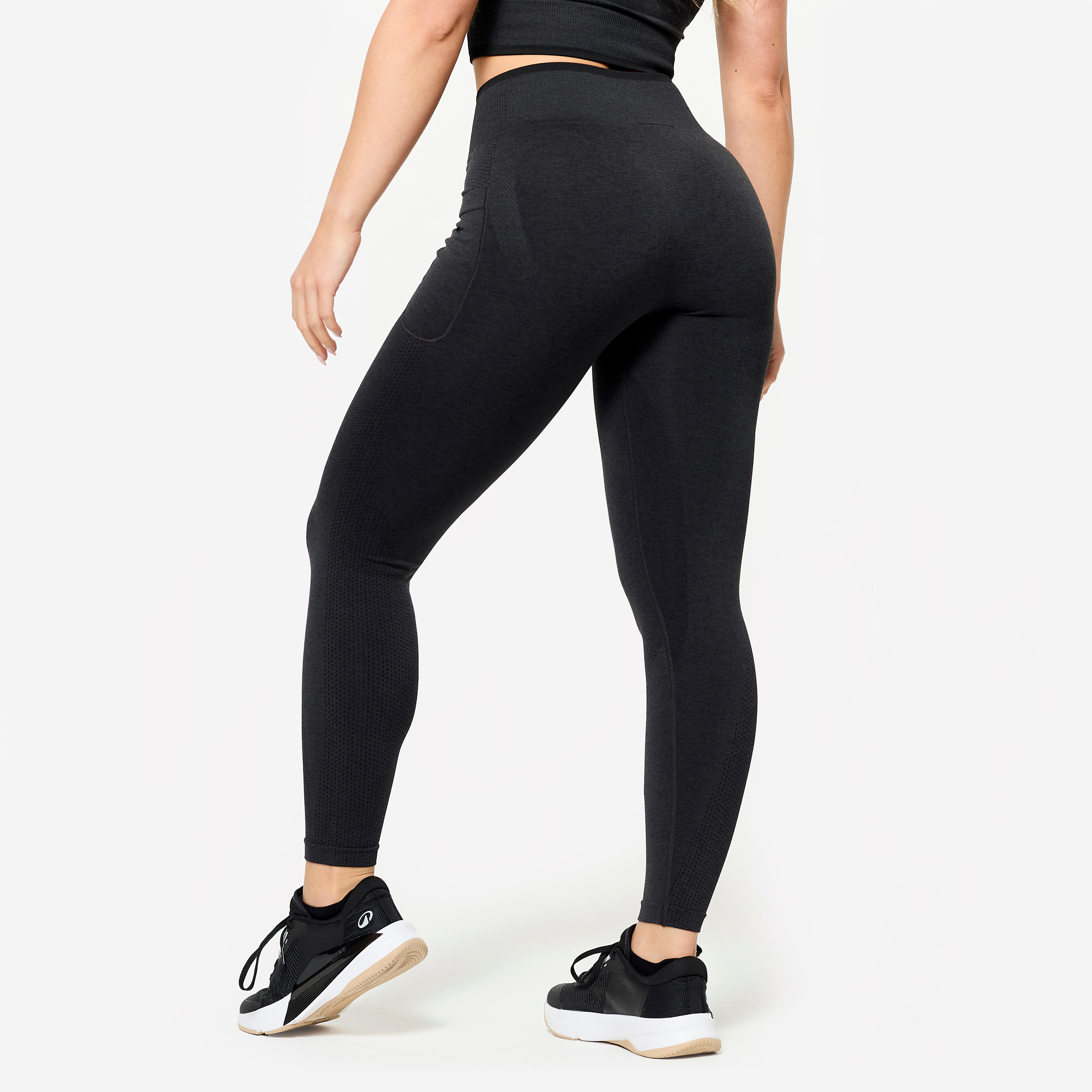 Women's Seamless Weight Training Leggings - DOMYOS
