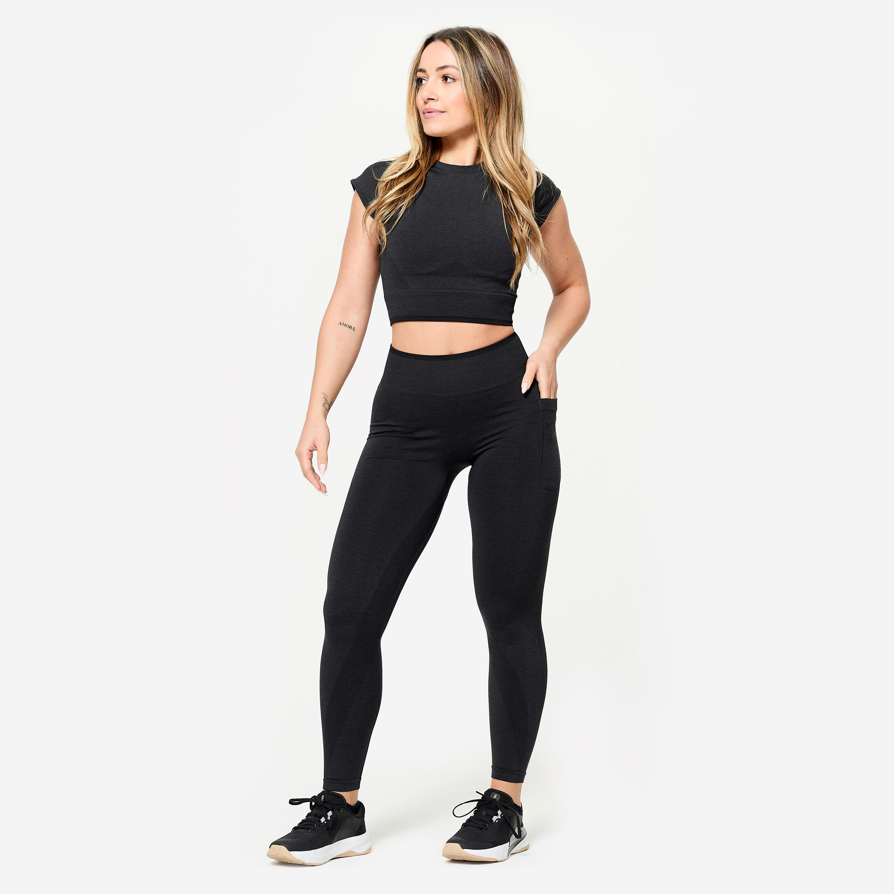 Legging de musculation sans coutures femme 2/13