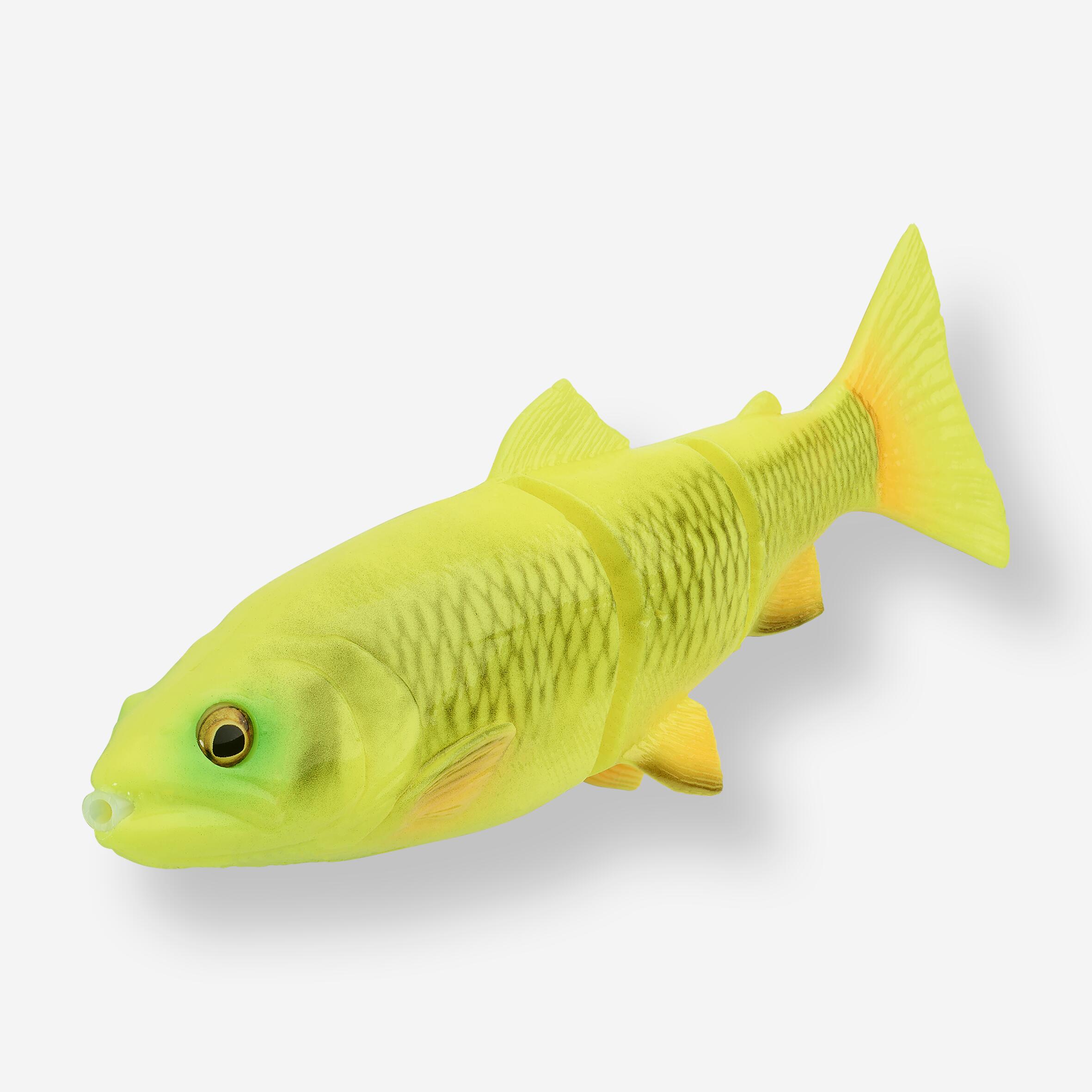 SAVAGE GEAR Mäkká nástraha Swimbait 3D Line Thru Trout SS 25 cm Yellow Chart bez · záber 3