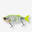 Leurre pêche Glide Bait GLIDBEAST 120S Dos jaune