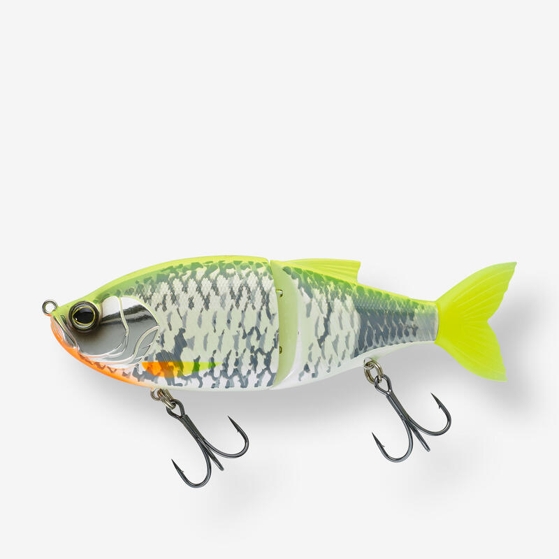 Leurre pêche Glide Bait GLIDBEAST 120S Dos jaune