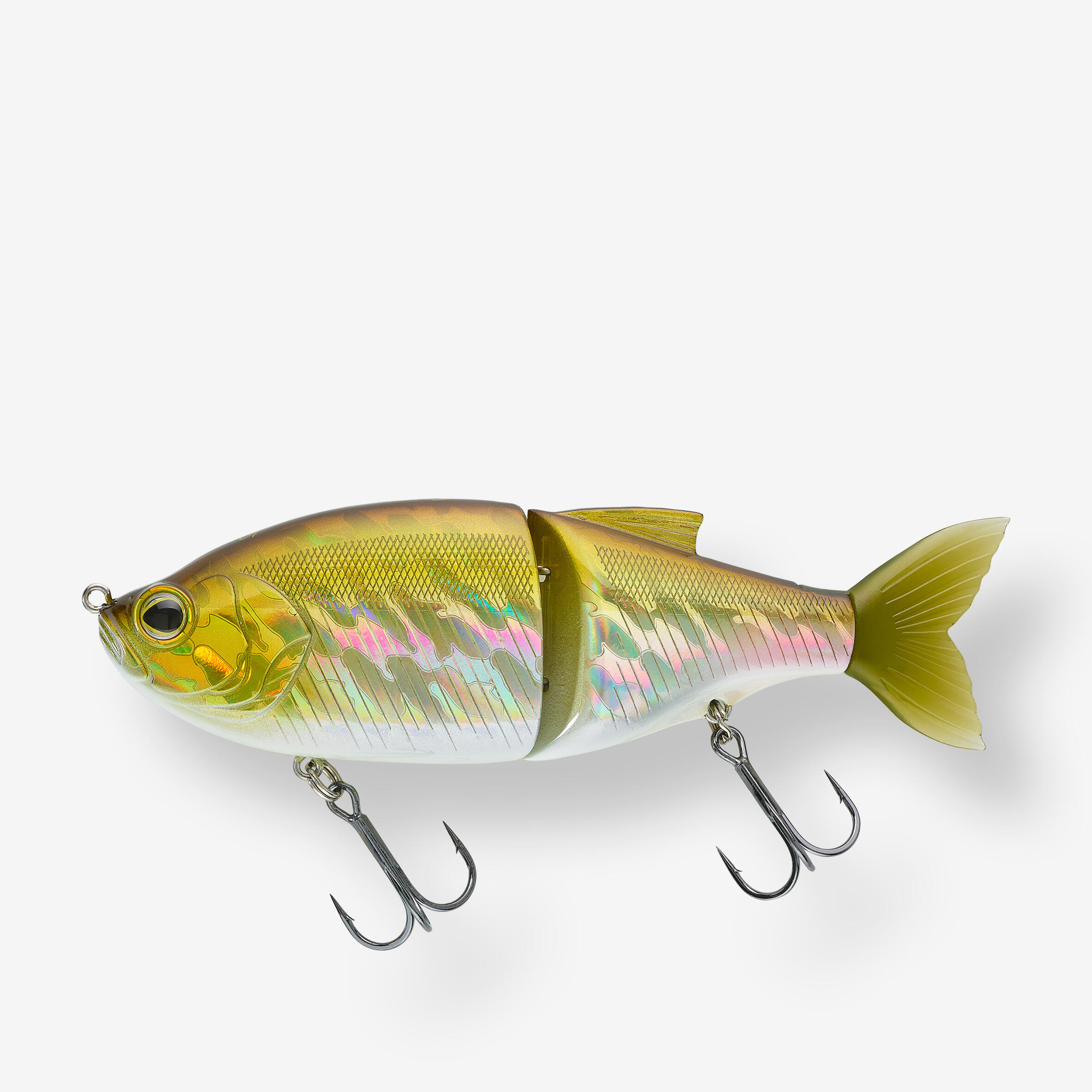 Amostra de pesca glide bait glidbeast 120s dorso verde