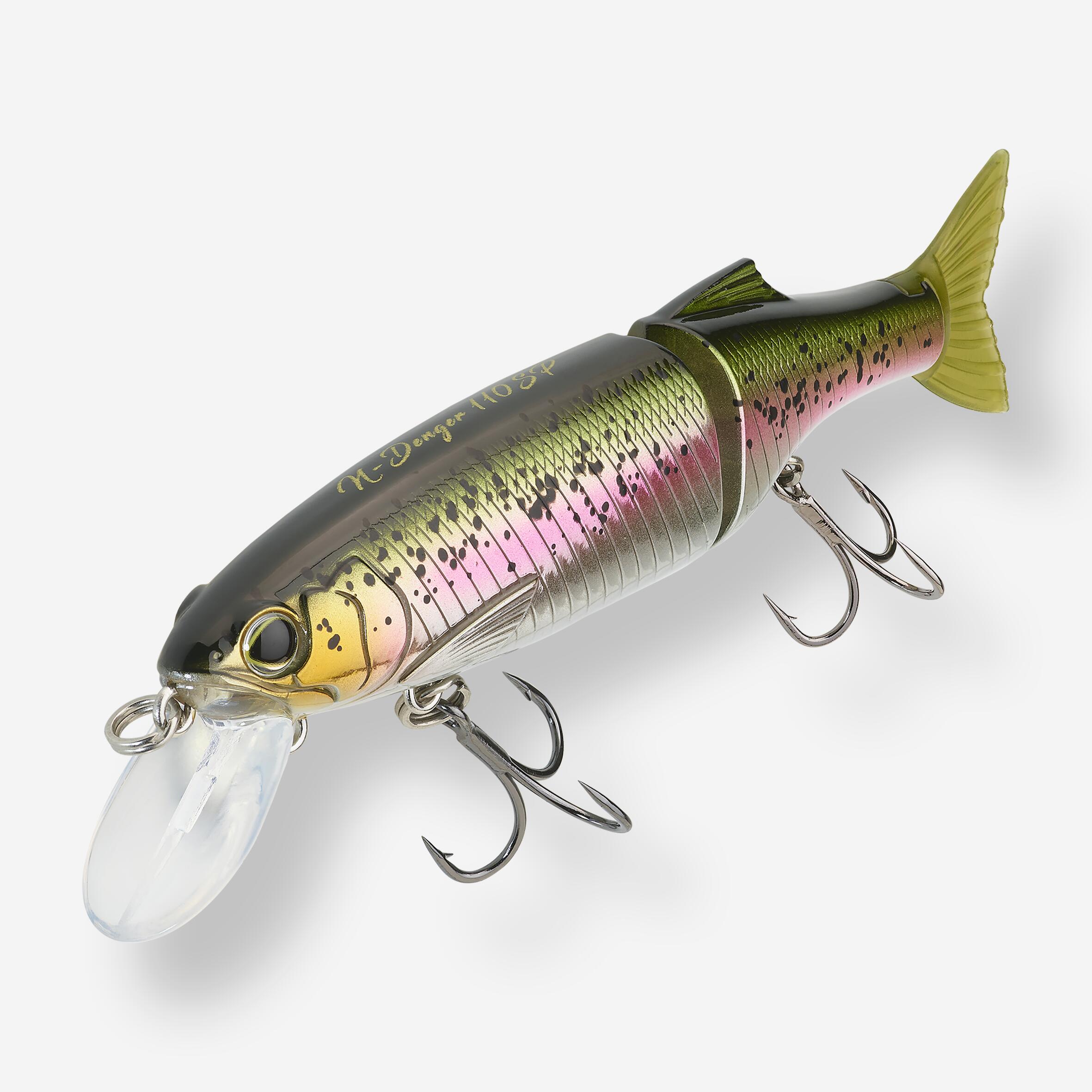 Amostra Pesca de Predadores Swimbait NDENGER 110SP Truta Arco-Íris 2/2