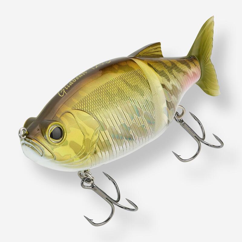 Leurre Swimbait pêche carnassiers GLIDBEAST 160S Dos vert