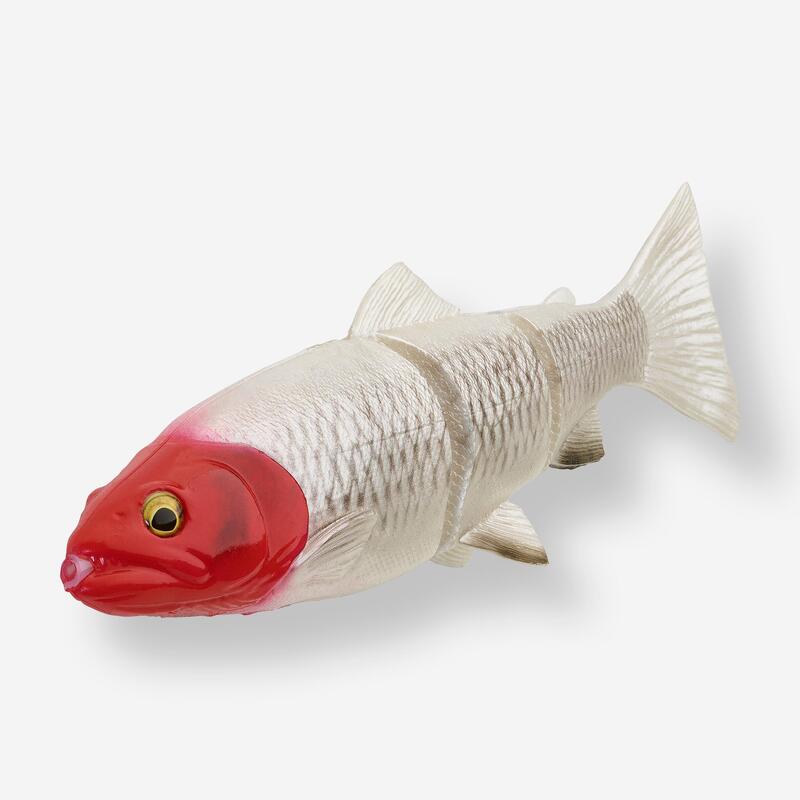 Leurre Swimbait Souple 4D LINE THRU TROUT SS 25cm Red Head Exclu Decathlon