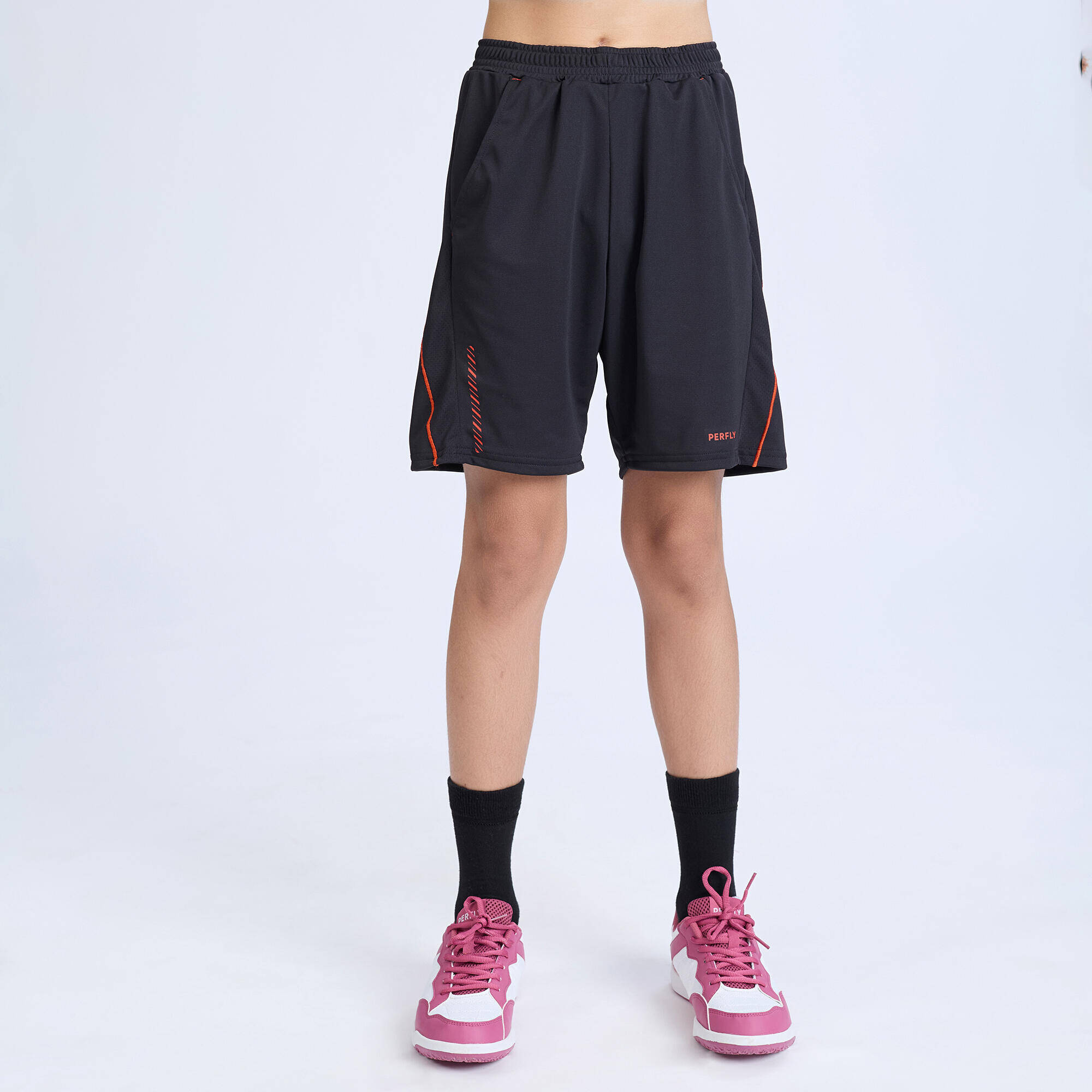 Kids Badminton Shorts 530 Black -  3