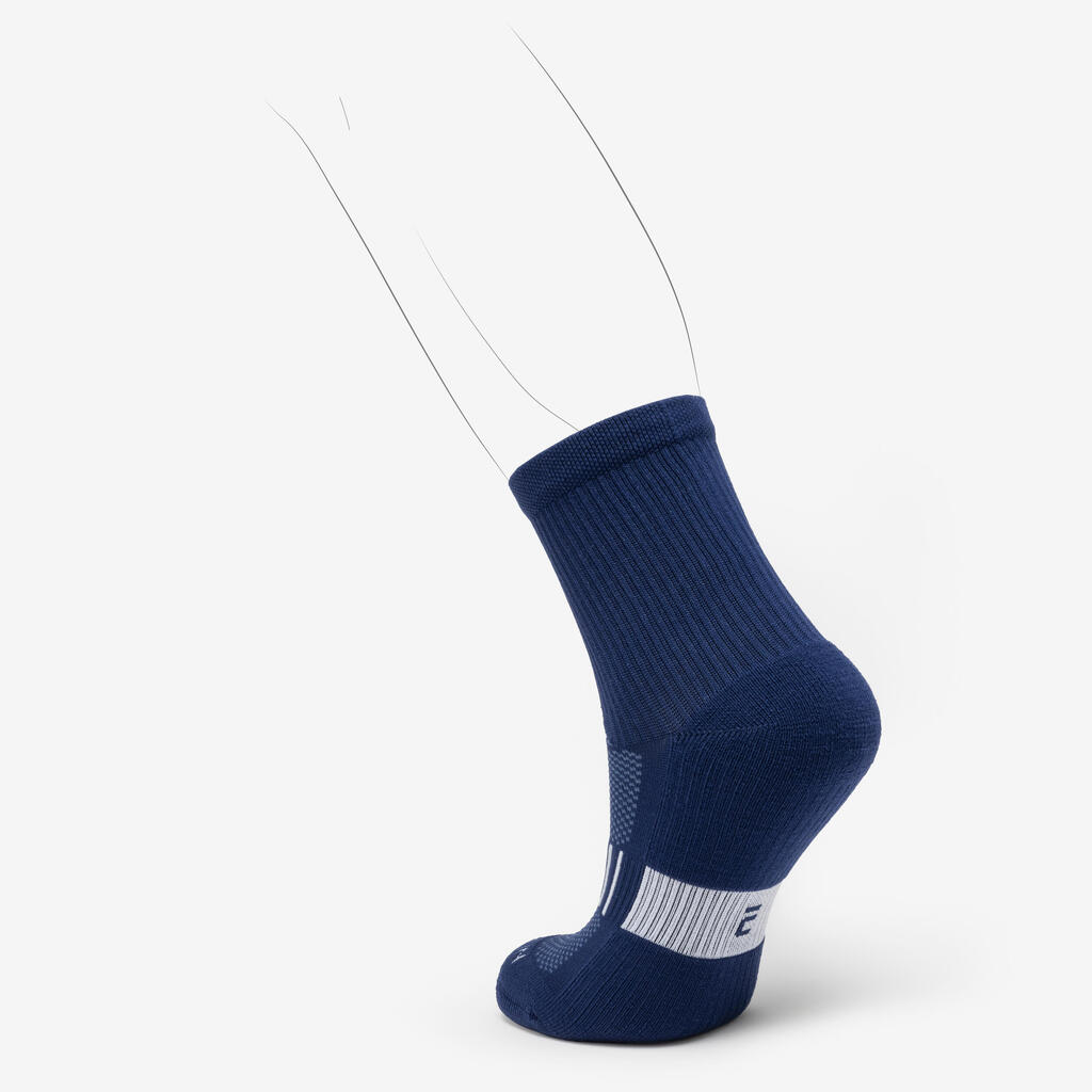 Teget dečje čarape za trčanje COMFORT KIPRUN 500 MID