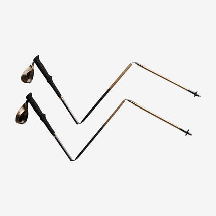 BÂTONS TRAIL RUNNING PLIABLES CARBONE 3 BRINS