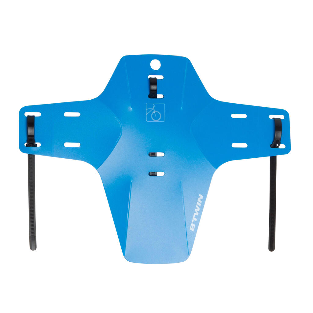 Mountain Bike Flash Front Mudguard - Blue