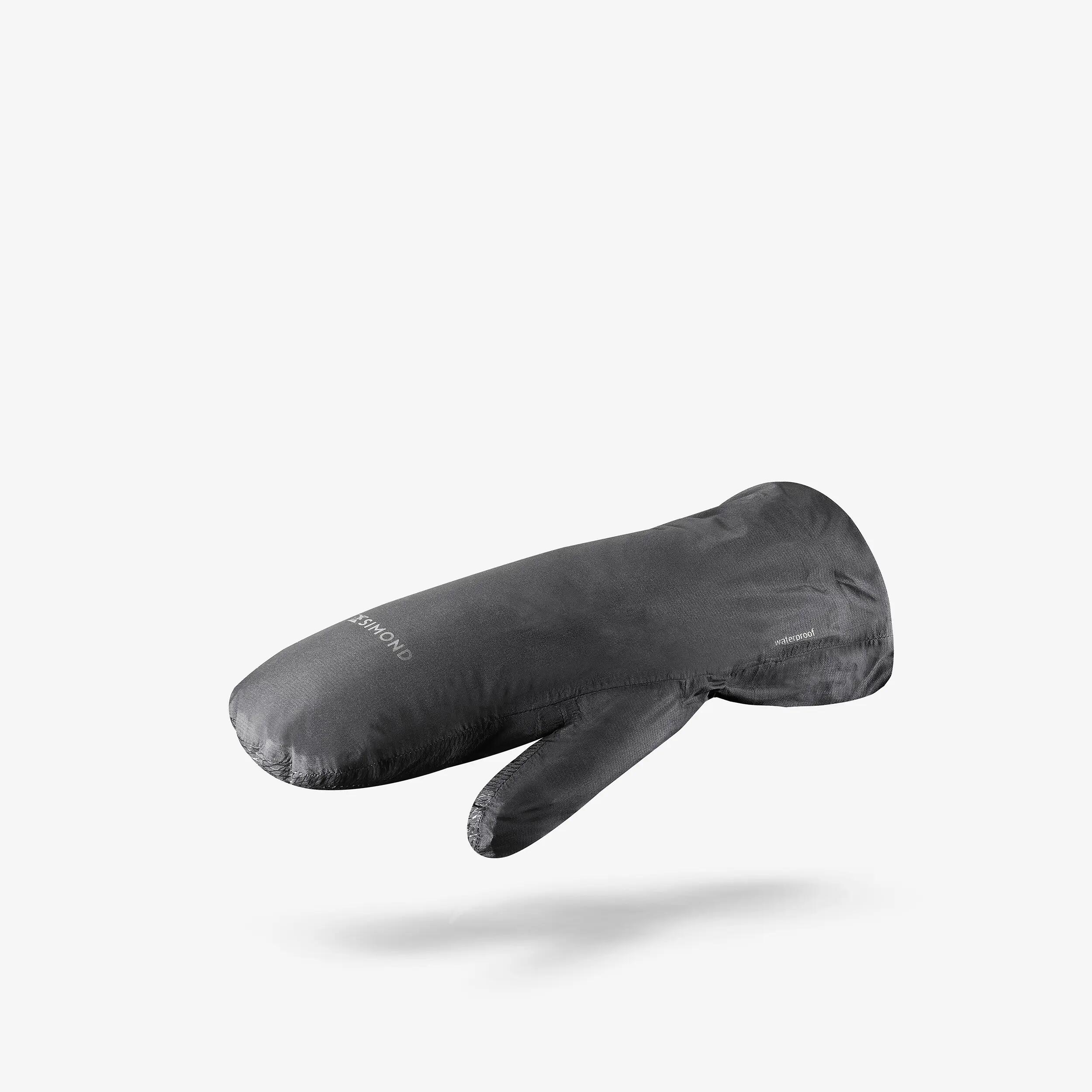Sobreguantes de trekking impermeables negros para adulto MT500 11/15