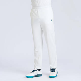 Men Cricket Trackpants Comfortable & Stretchable CTS100 - White