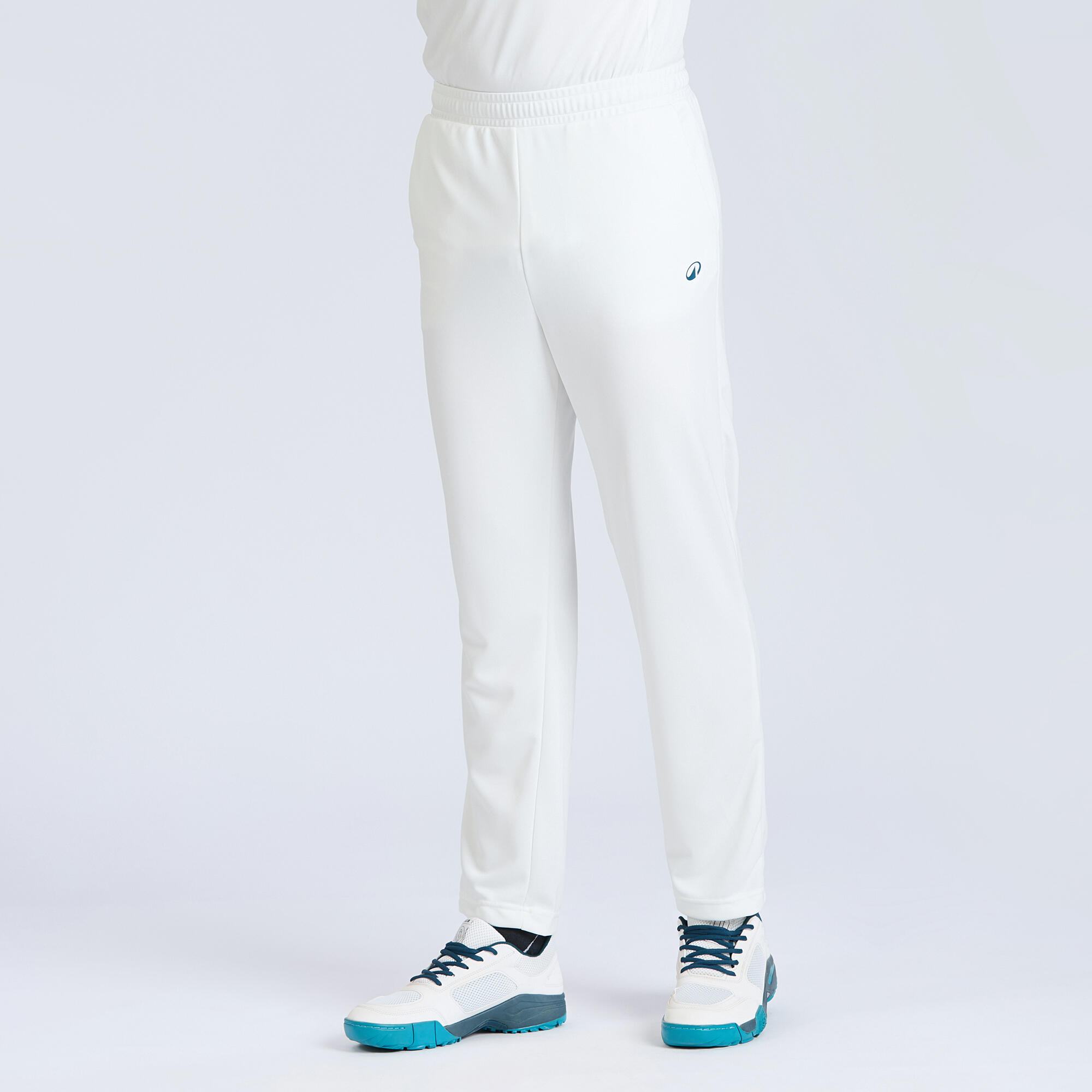 Men's Cricket Trouser CTS 100 Comfortable & Stretchable White